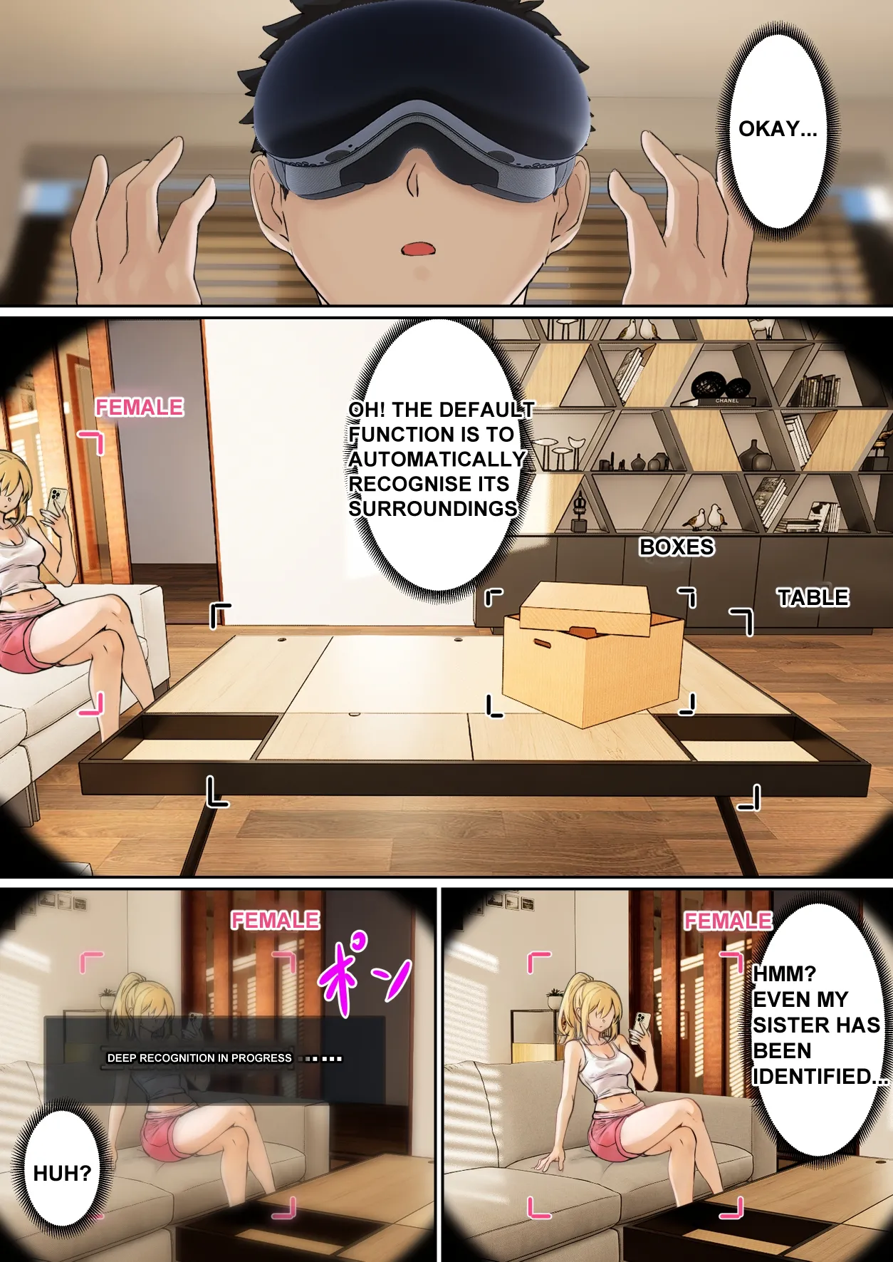 My AR glasses can see various stats about my foster sister?! Chapter 1 - page 7