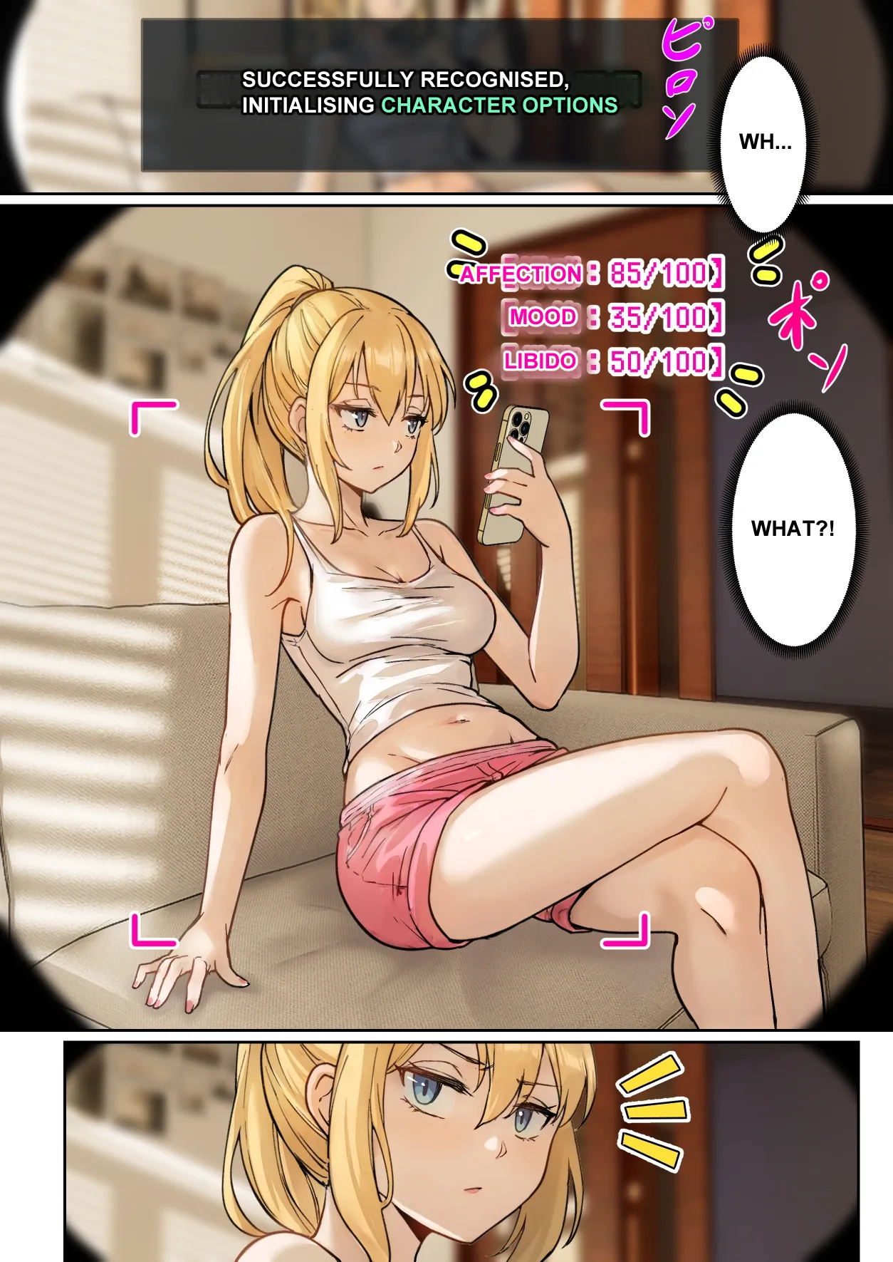 My AR glasses can see various stats about my foster sister?! Chapter 1 - page 8