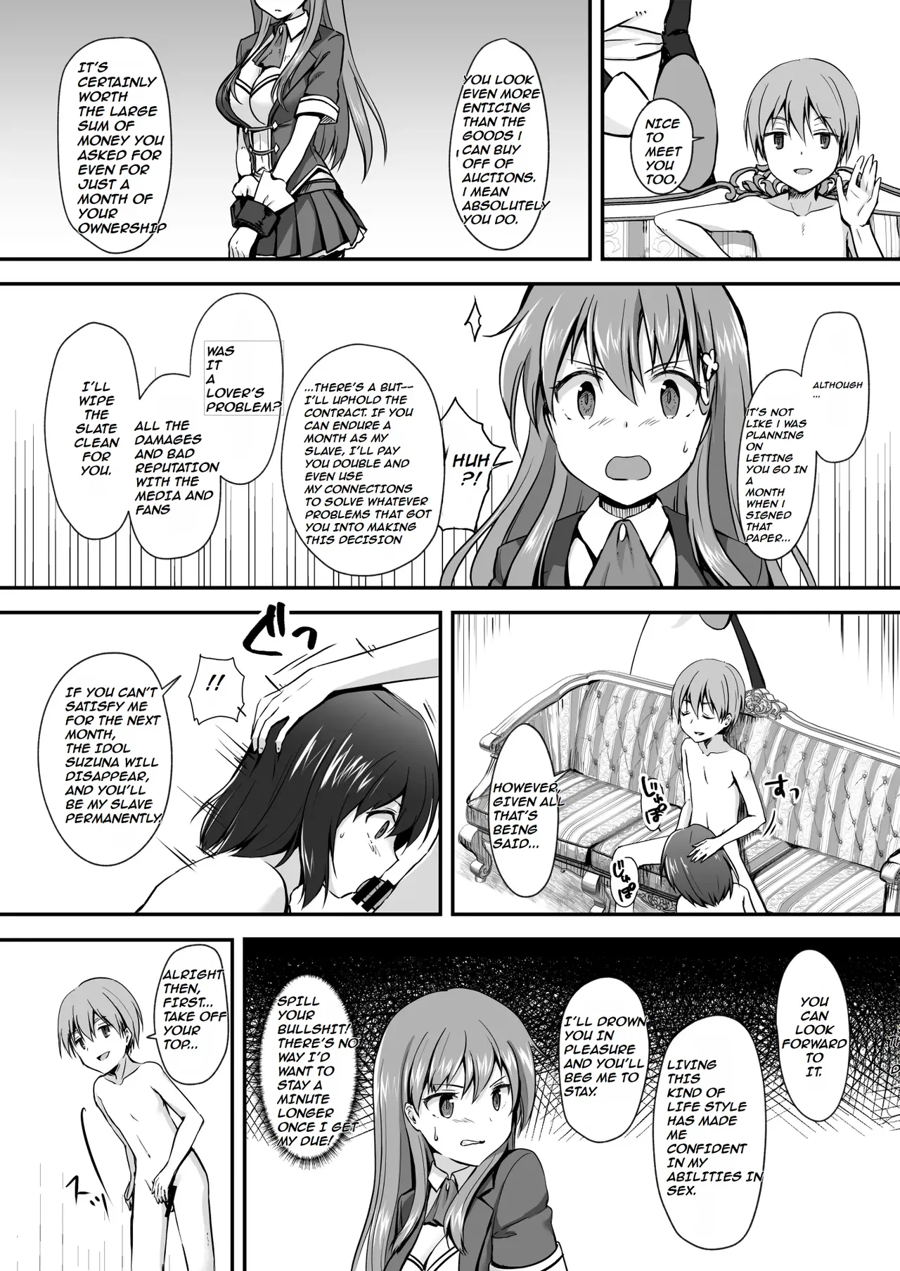 The Story Of A Highschool Idol Girl Getting Put In Her Place By A Shota ~~ X-sai Joshikousei Idol o Shota ga Wakaraseru Hon Chapter 1 - page 6