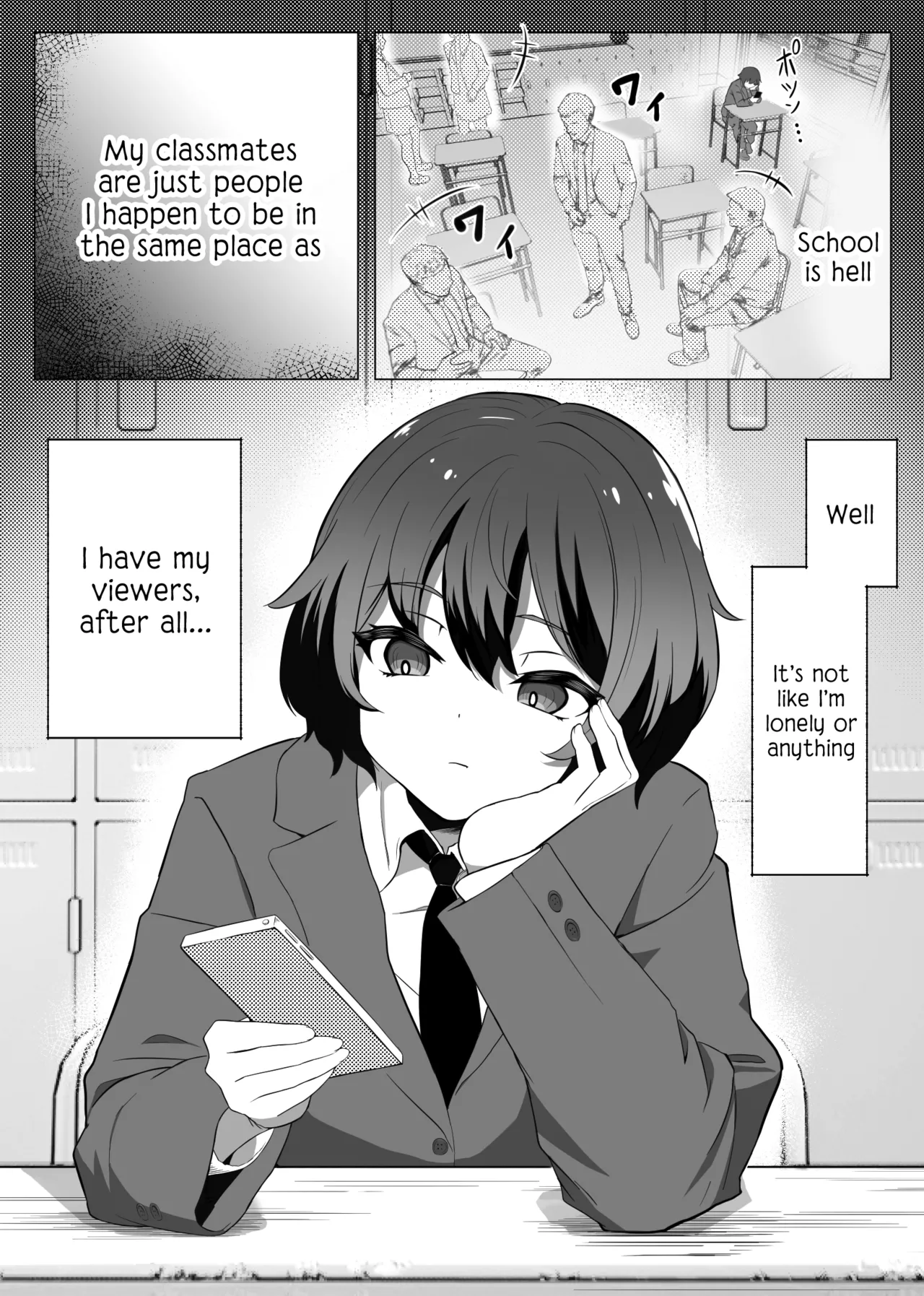 "Hihou" Inkya ga Tomodachi Tsukuri shitara Shujuu Kankei ni Natteta Ken Chapter 1 - page 3