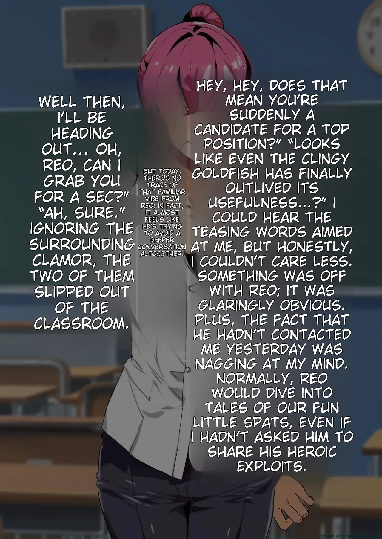 A female boy who lost a fight, a strong male who transferred schools, and a close female friend whom he admires is made to fall for him Chapter 1 - page 17