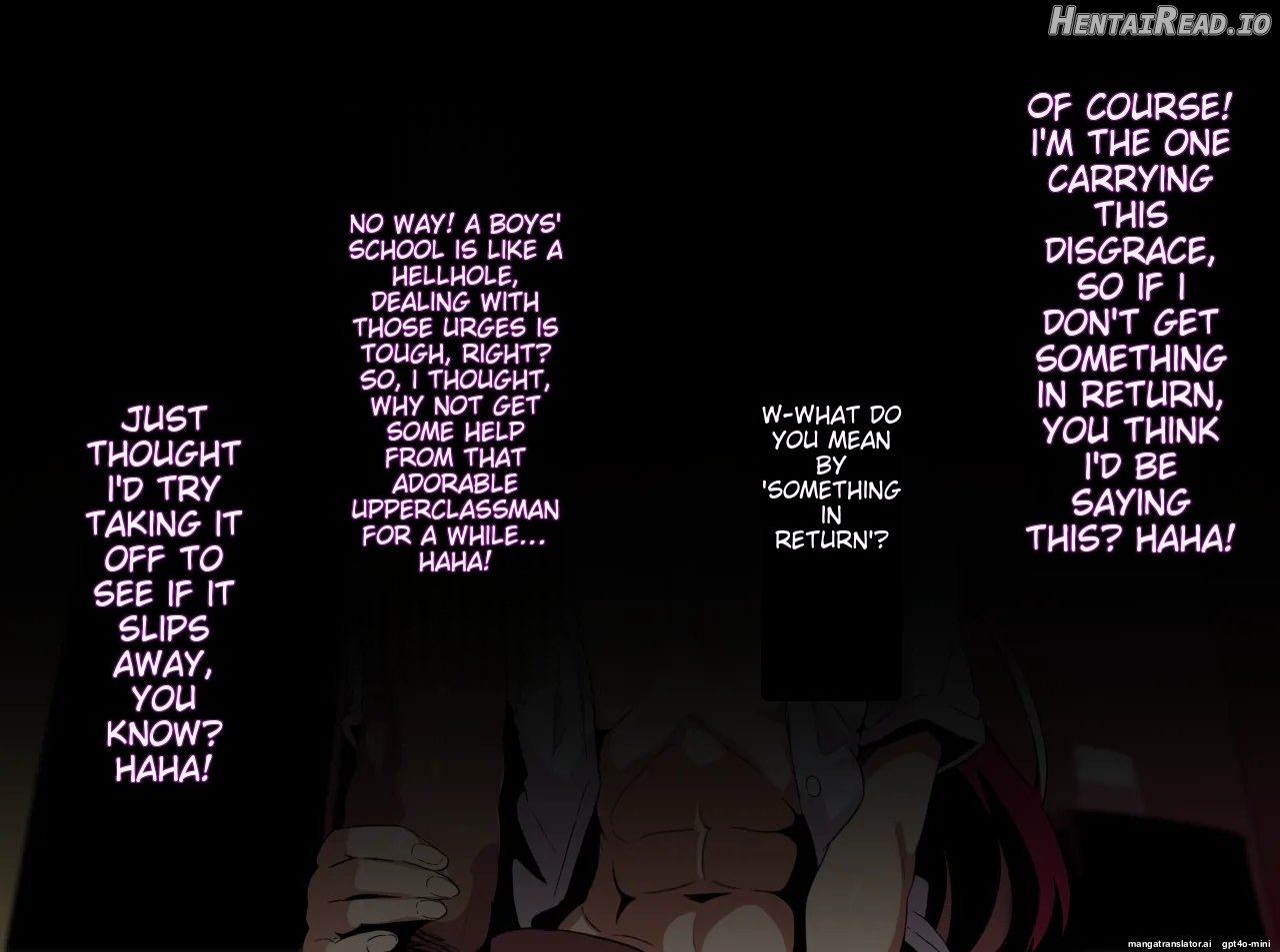A female boy who lost a fight, a strong male who transferred schools, and a close female friend whom he admires is made to fall for him Chapter 1 - page 36