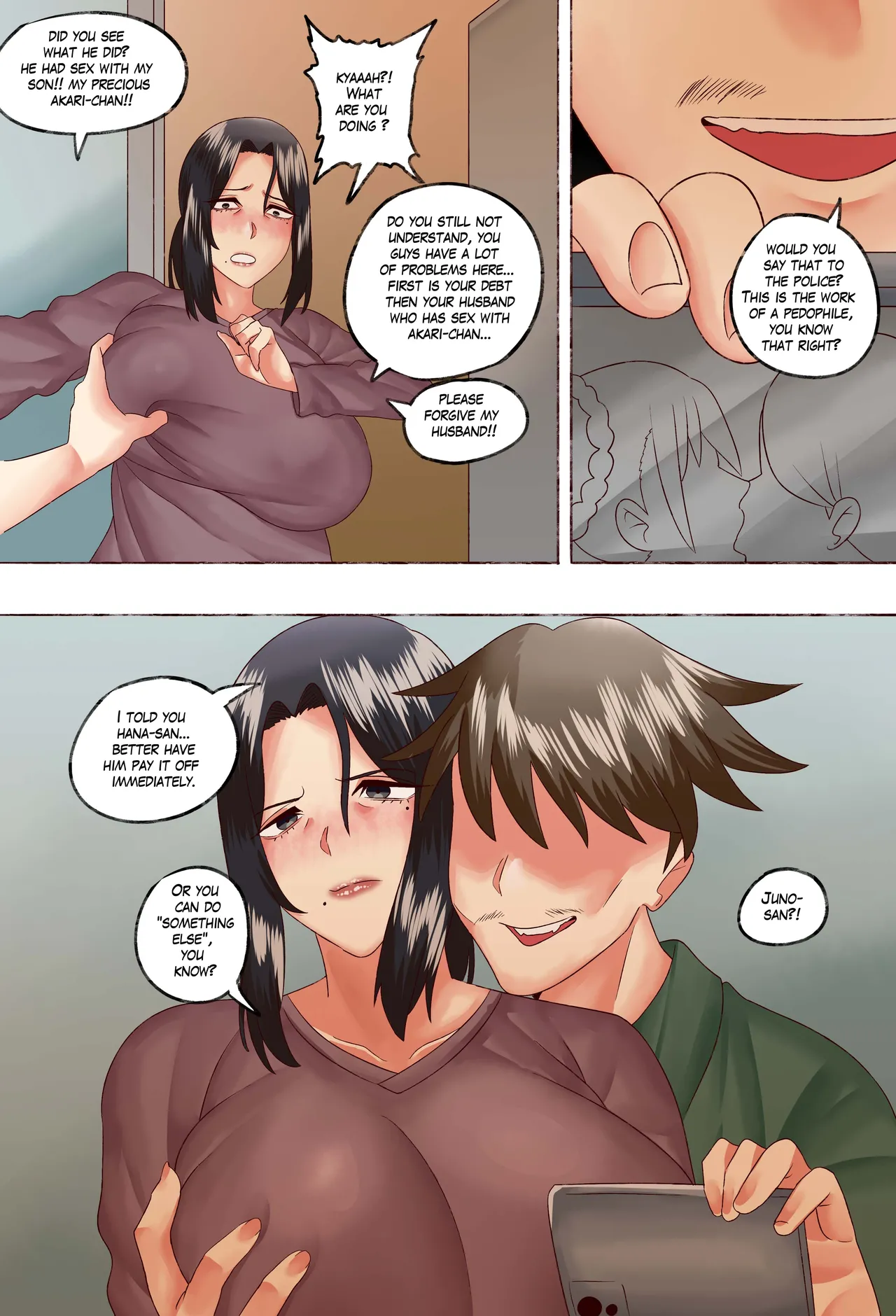Sinful Mother Tsumaki Hana 1 Chapter 1 - page 8