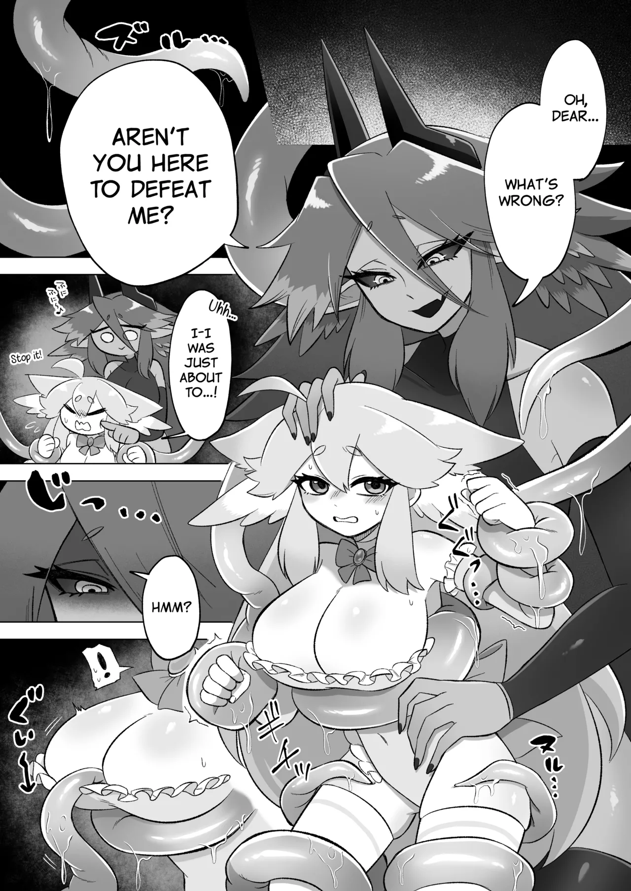 Mahou Shoujo wa Shokushu to Futanari Inma ni Ochiteiku Chapter 1 - page 11