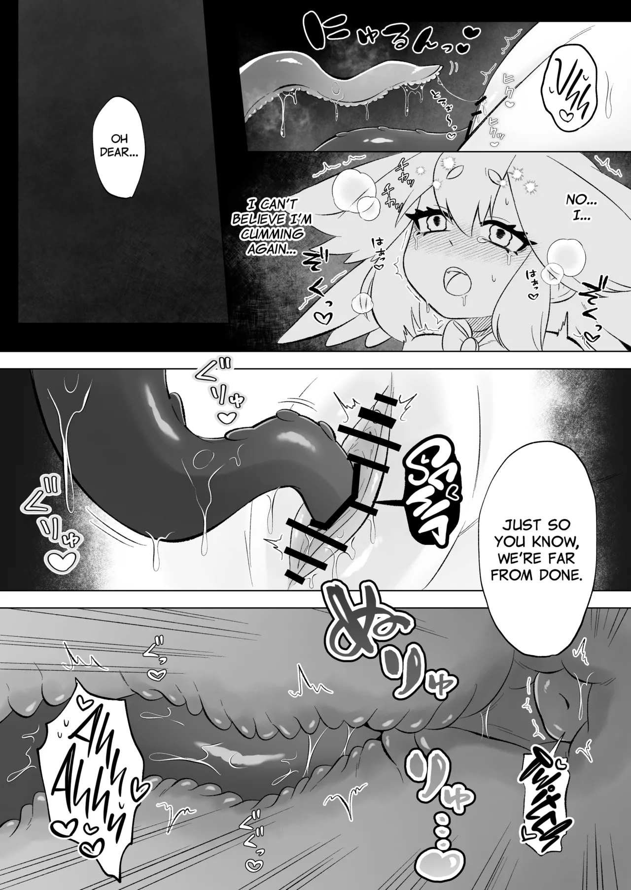 Mahou Shoujo wa Shokushu to Futanari Inma ni Ochiteiku Chapter 1 - page 33