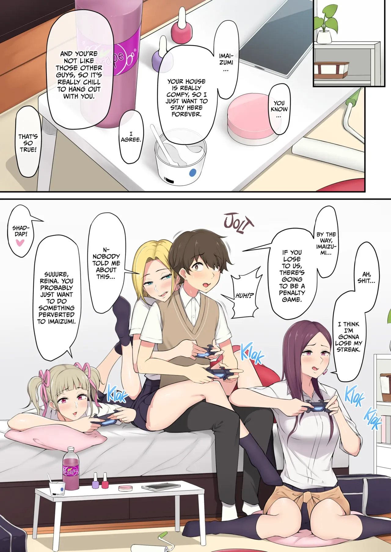 Imaizumi Brings All The Gyarus To His House 6 + Bonus Chapter 1 - page 7