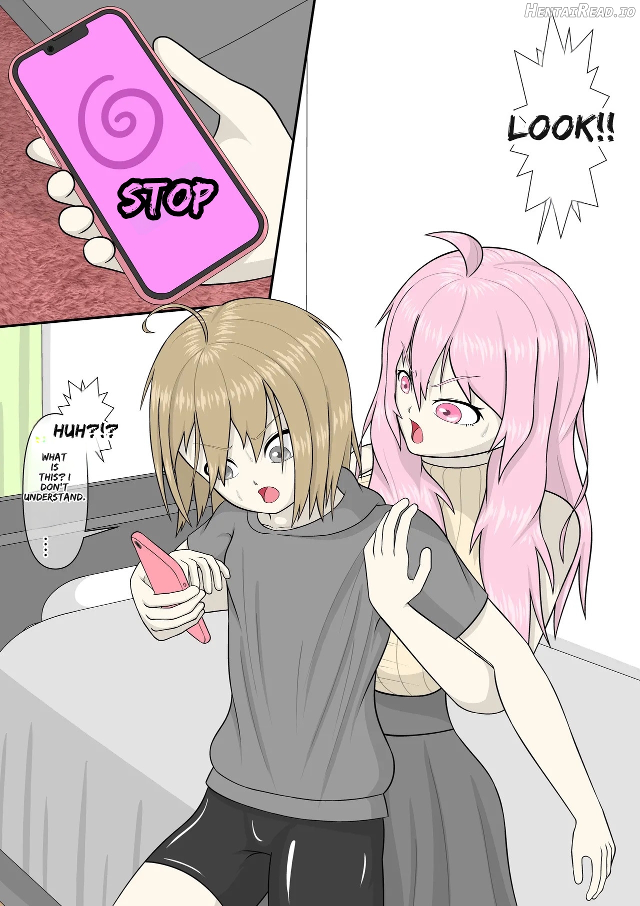 Hypnosis App With A BroCon Futanari Sister Chapter 1 - page 7