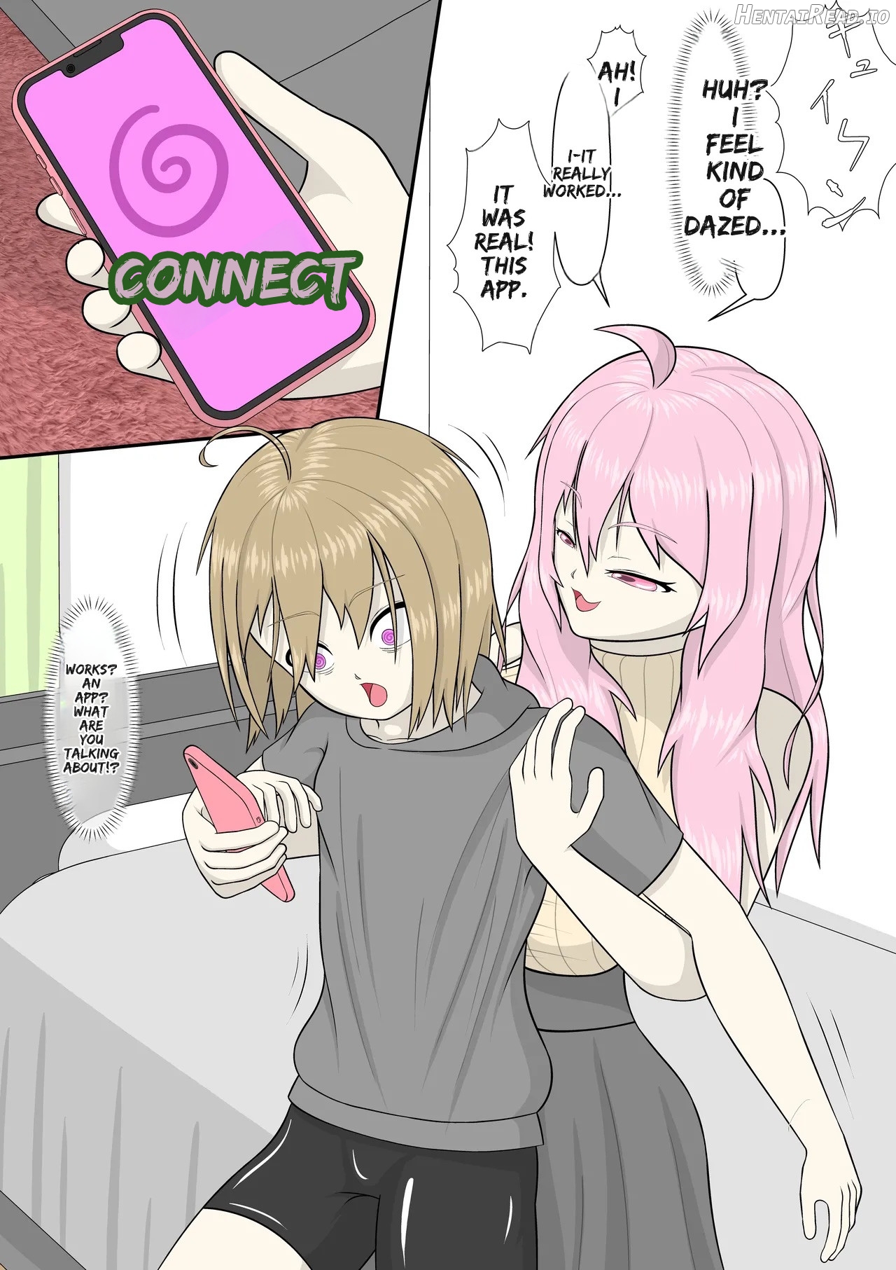Hypnosis App With A BroCon Futanari Sister Chapter 1 - page 8