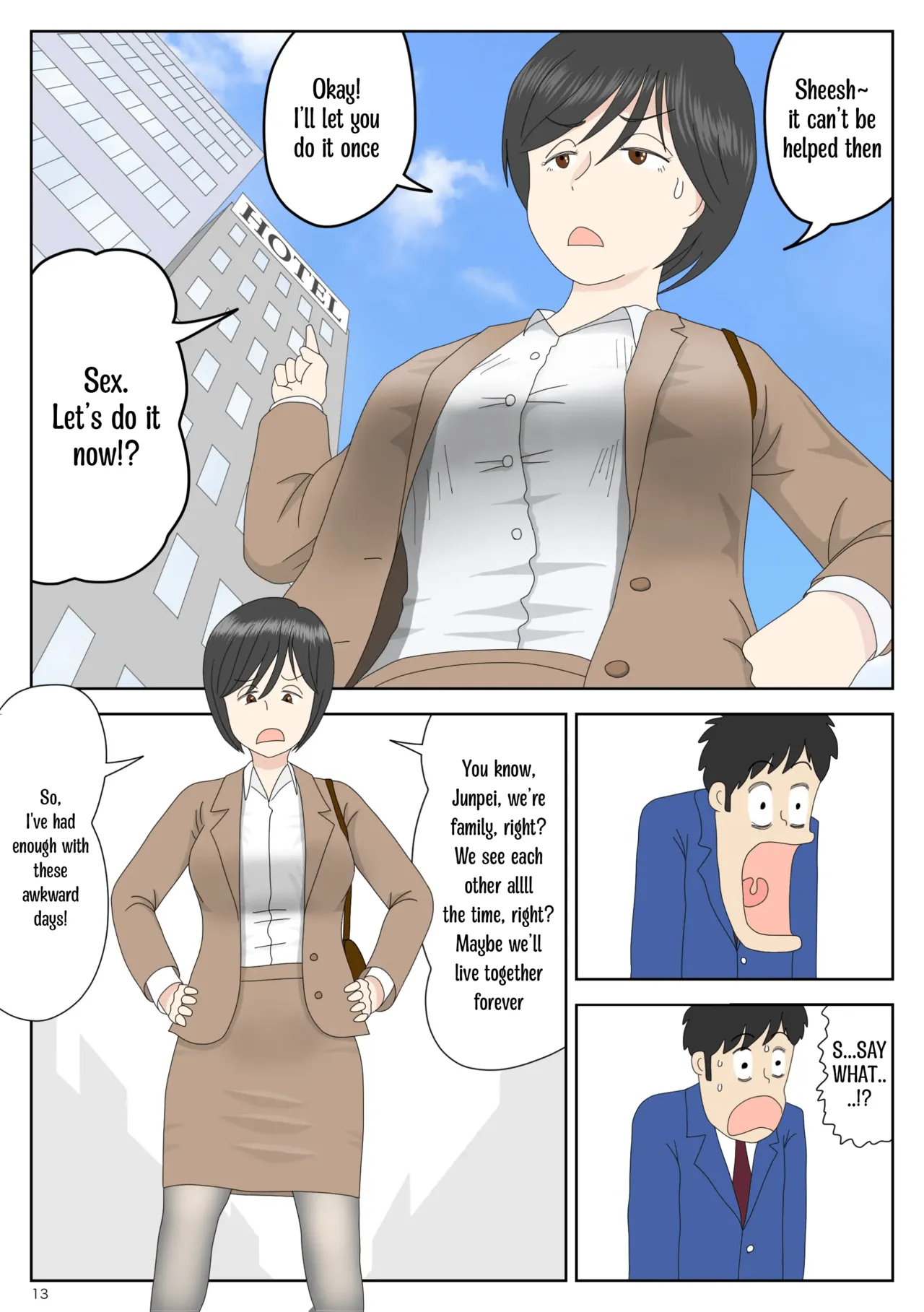 Onaneta Kaa-san 1 Chapter 1 - page 13
