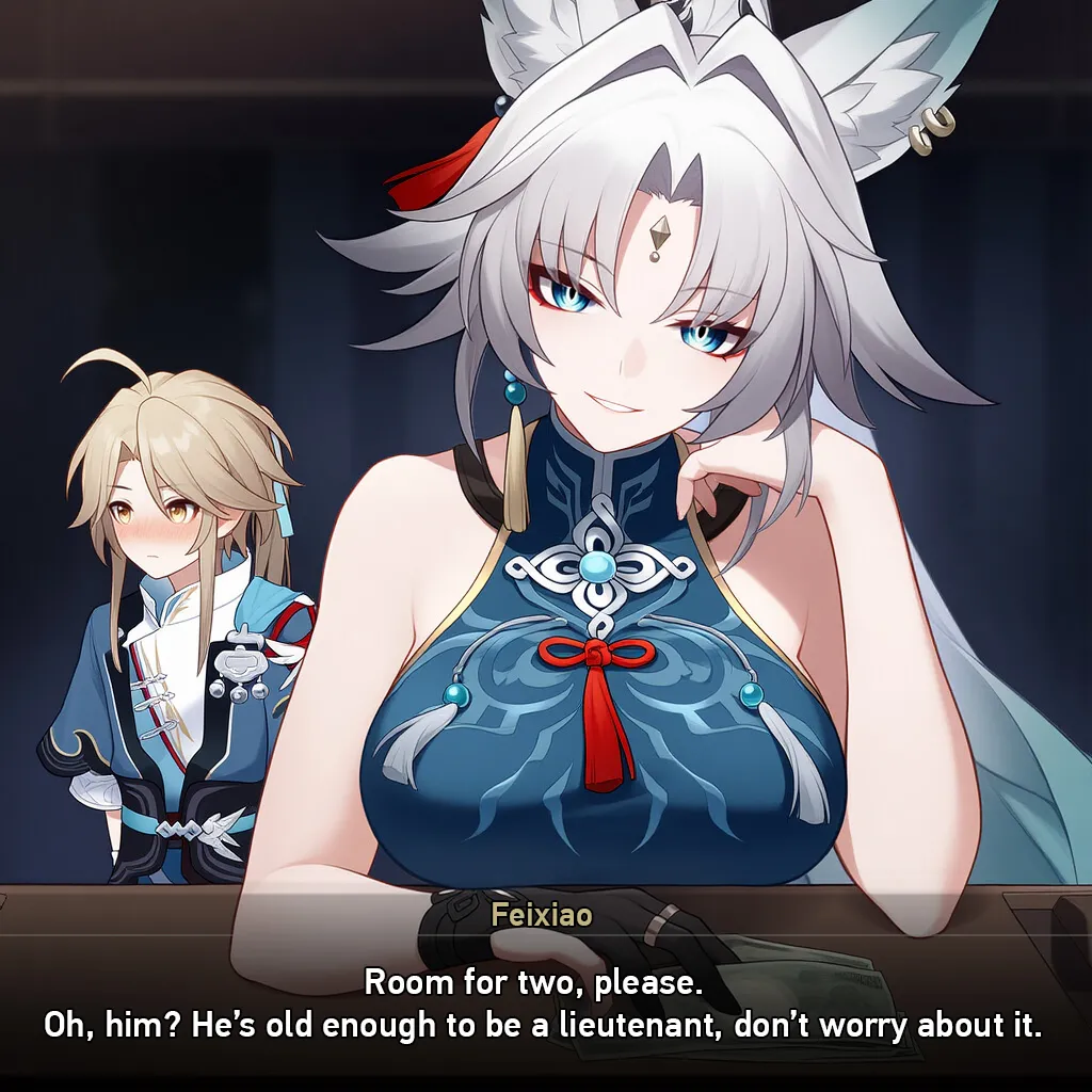 Feixiao x yanqing Chapter 1 - page 2