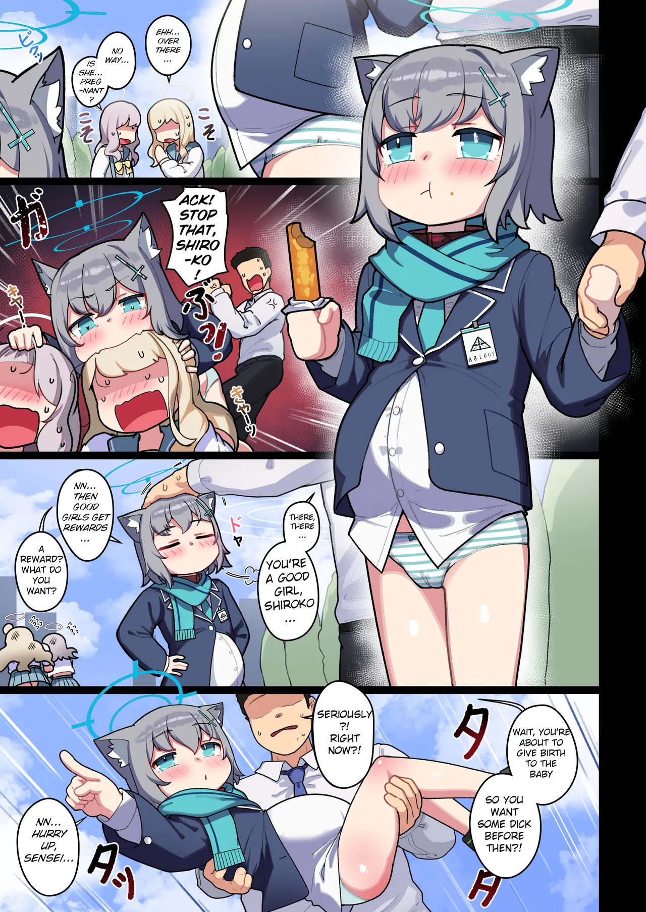 SCHALE Houkokusho: Ninshin / Shussan Kiroku2 Chapter 1 - page 36