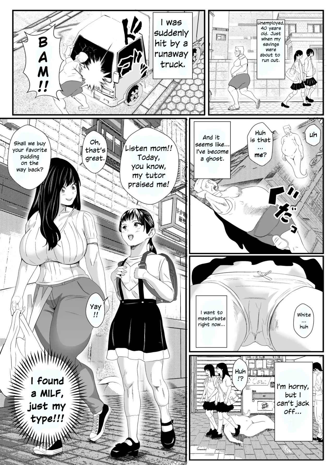 A mother possessed by a ghost who started doing inappropriate things outside Chapter 1 - page 4