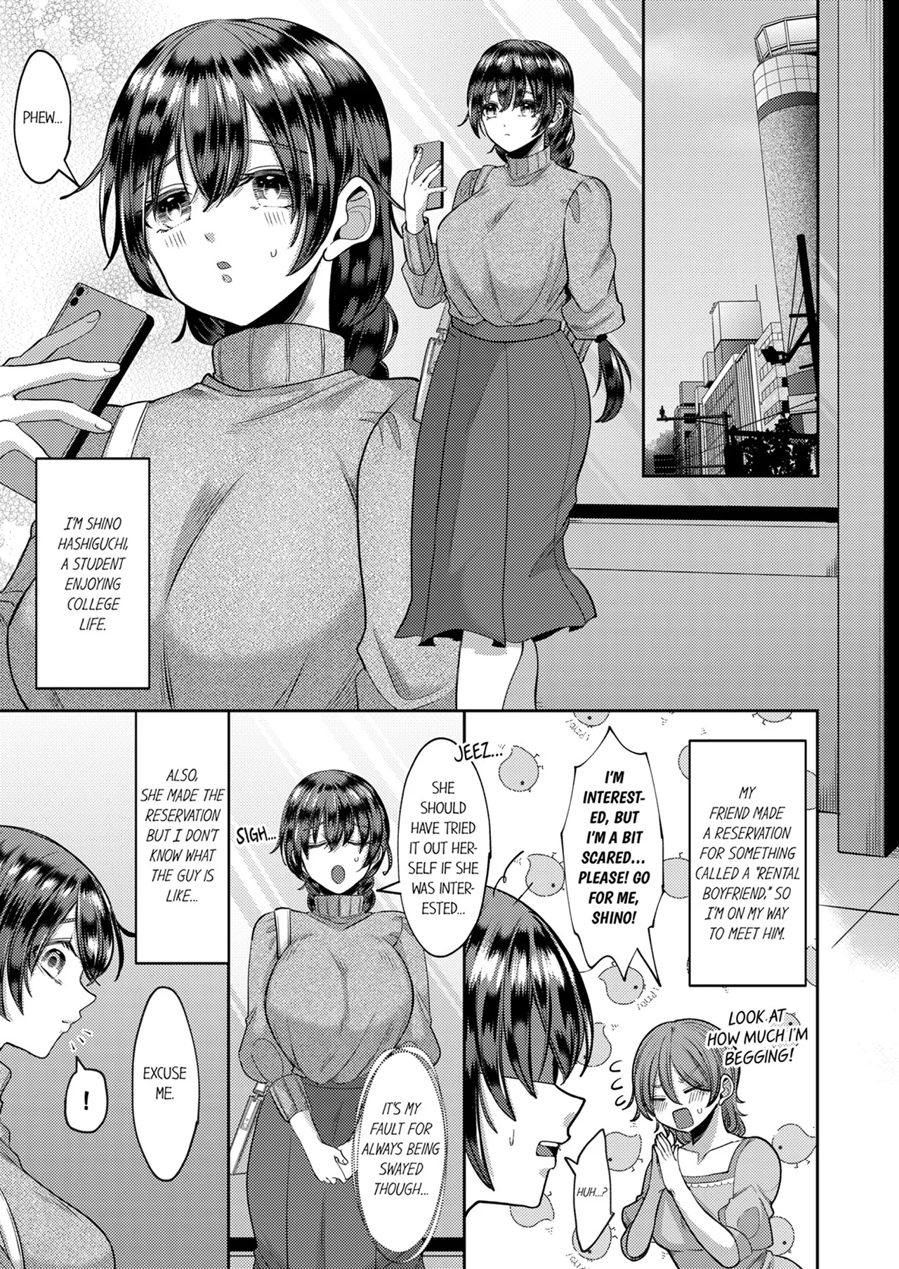'Shisshin Suru made Ikasete Ageru ne' Hyouhen Shita Rentaru Kareshi no Nogasanai Shuuchaku Piston Chapter 1-11 - page 2