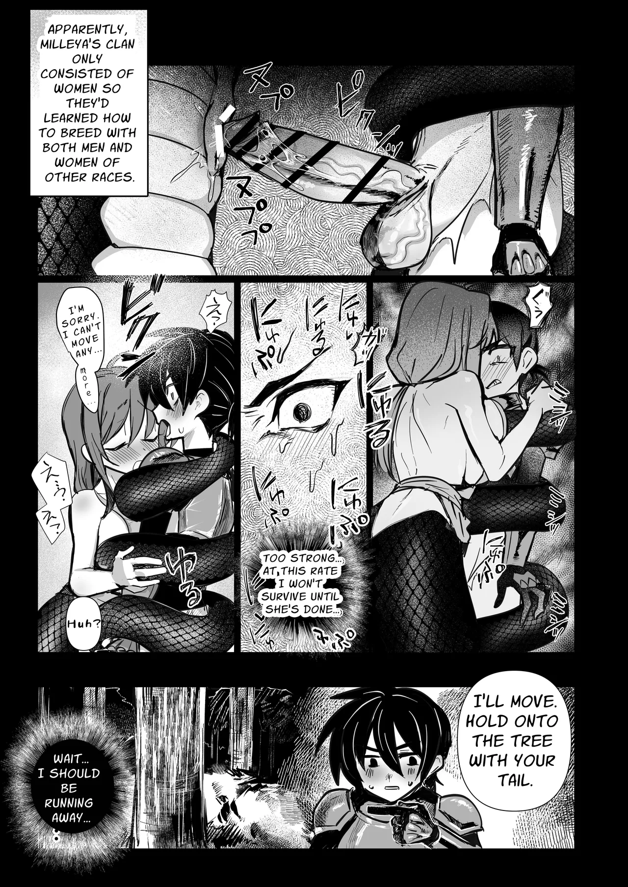 Dickchick Knightess Assailed By A Lamia For Mating Sex Chapter 1 - page 8