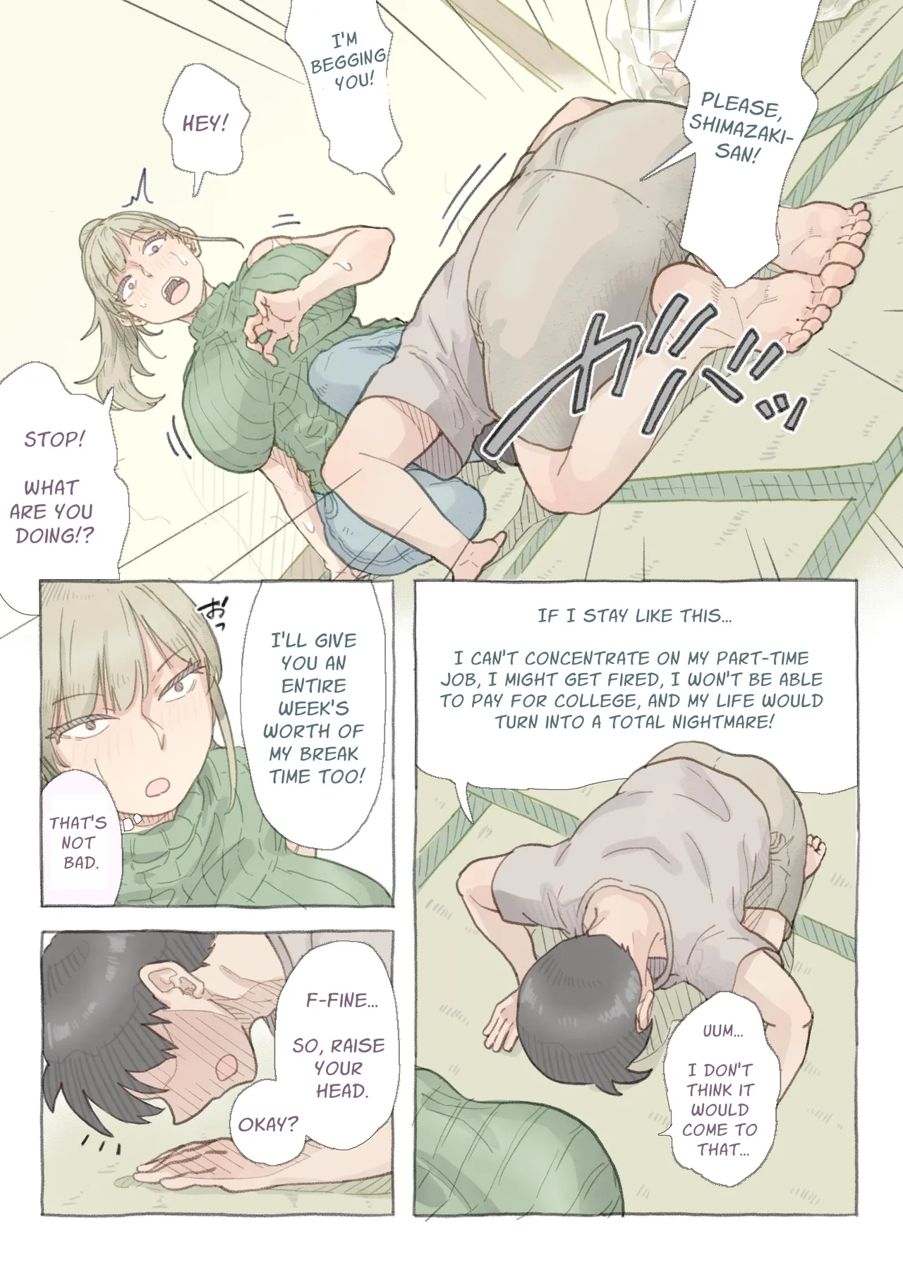 Baito-saki no Shimazaki-san Chapter 1 - page 8