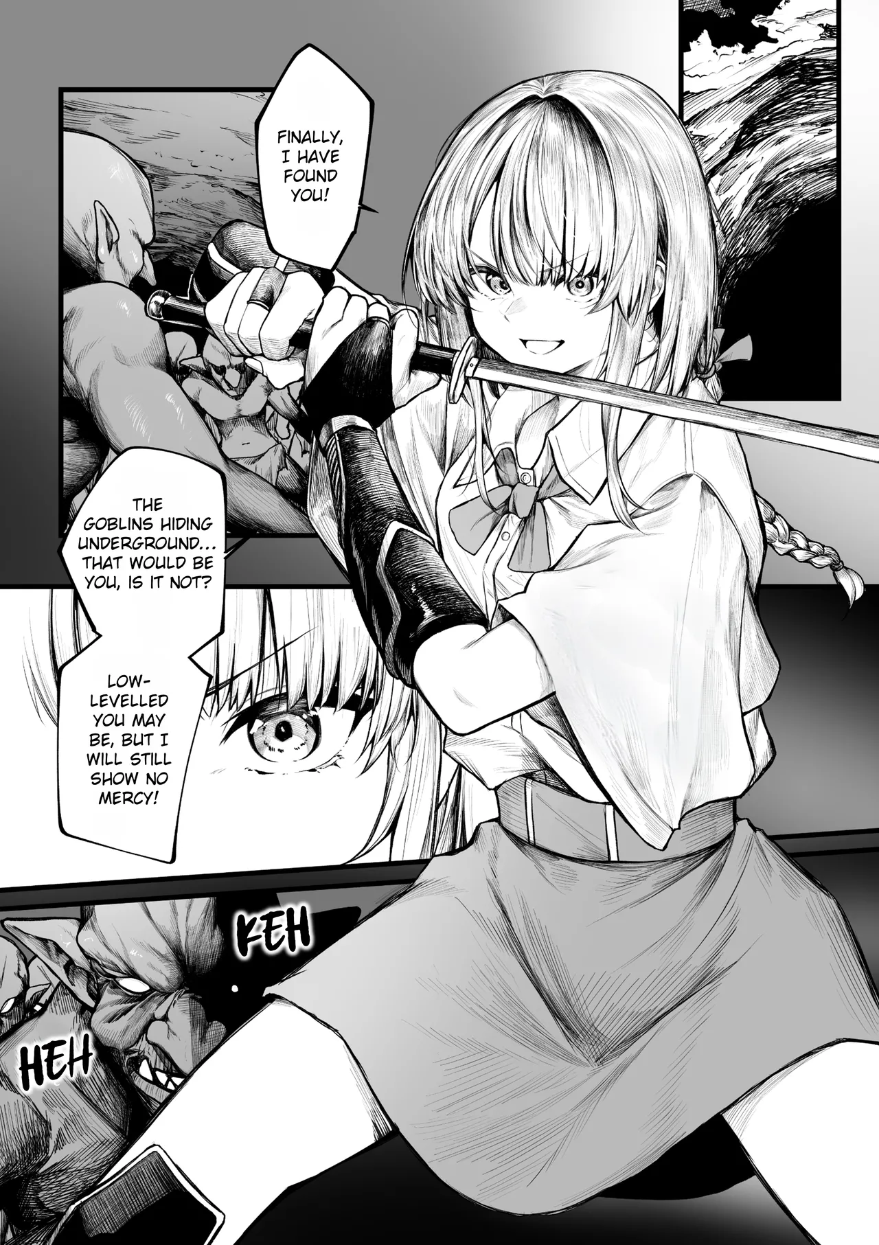 The Gloomy Adventurer Won't Lose to Goblins Chapter 1 - page 1
