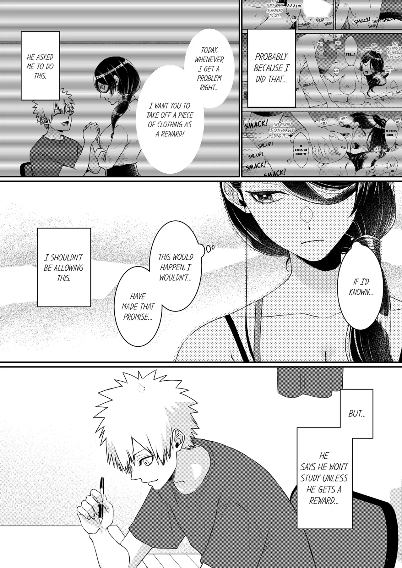 Sensei, Sounyuu Rete mo Iinda yo ne?' ~ Oshi ni Yowai Kateikyoushi, Oshiego SEX ni Hame Makete Chapter 1-8 - page 28