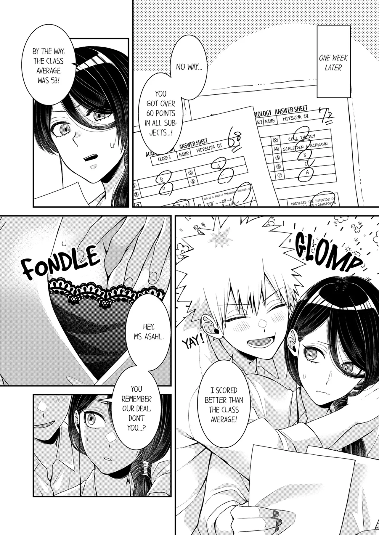Sensei, Sounyuu Rete mo Iinda yo ne?' ~ Oshi ni Yowai Kateikyoushi, Oshiego SEX ni Hame Makete Chapter 1-8 - page 8