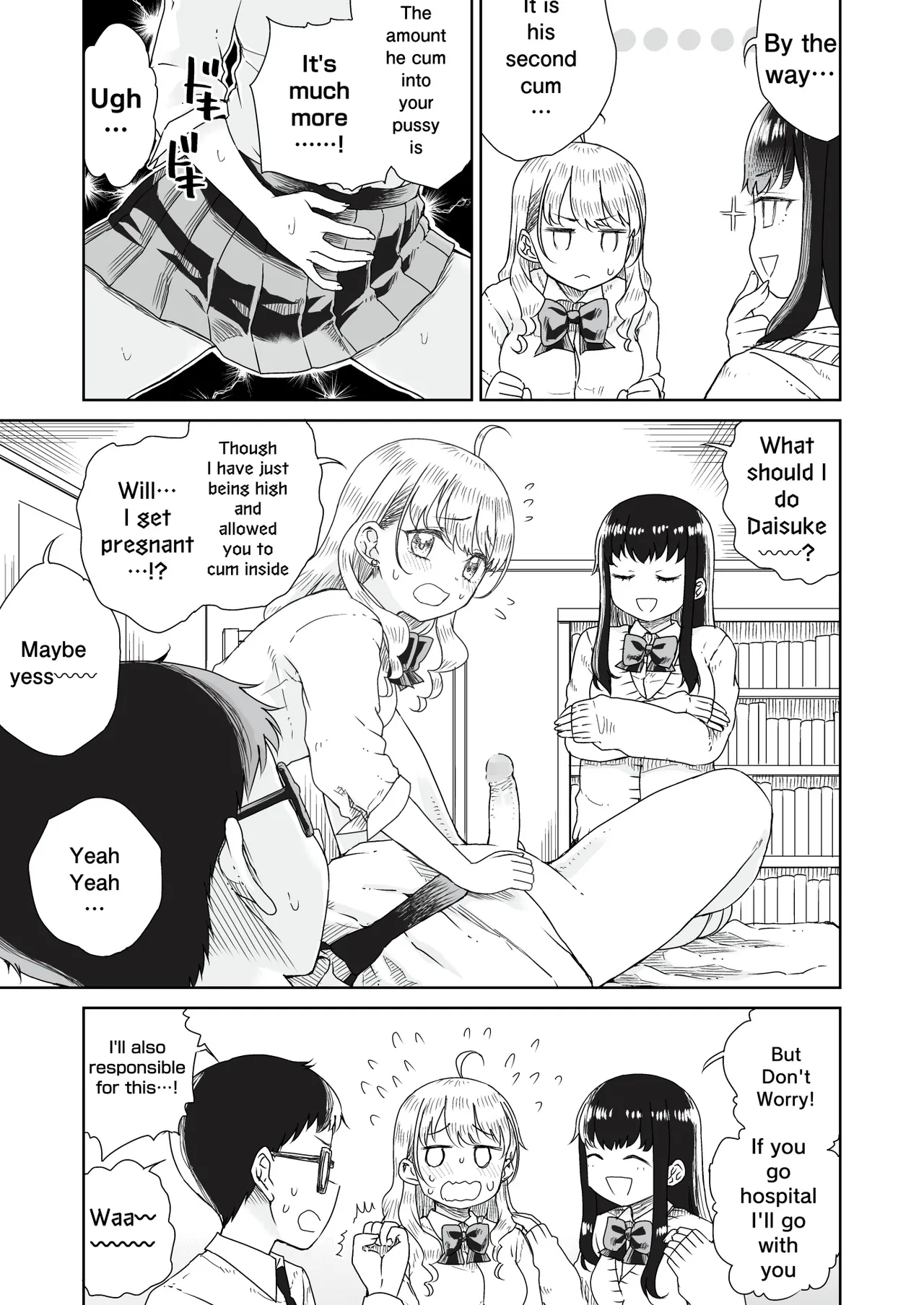 Ota Gyaru ~Otaku ni Yasashii Shiro & Guro Gyaru to LoveLove Noumitsu Fudeoroshi W Ecchi~ Chapter 1 - page 26