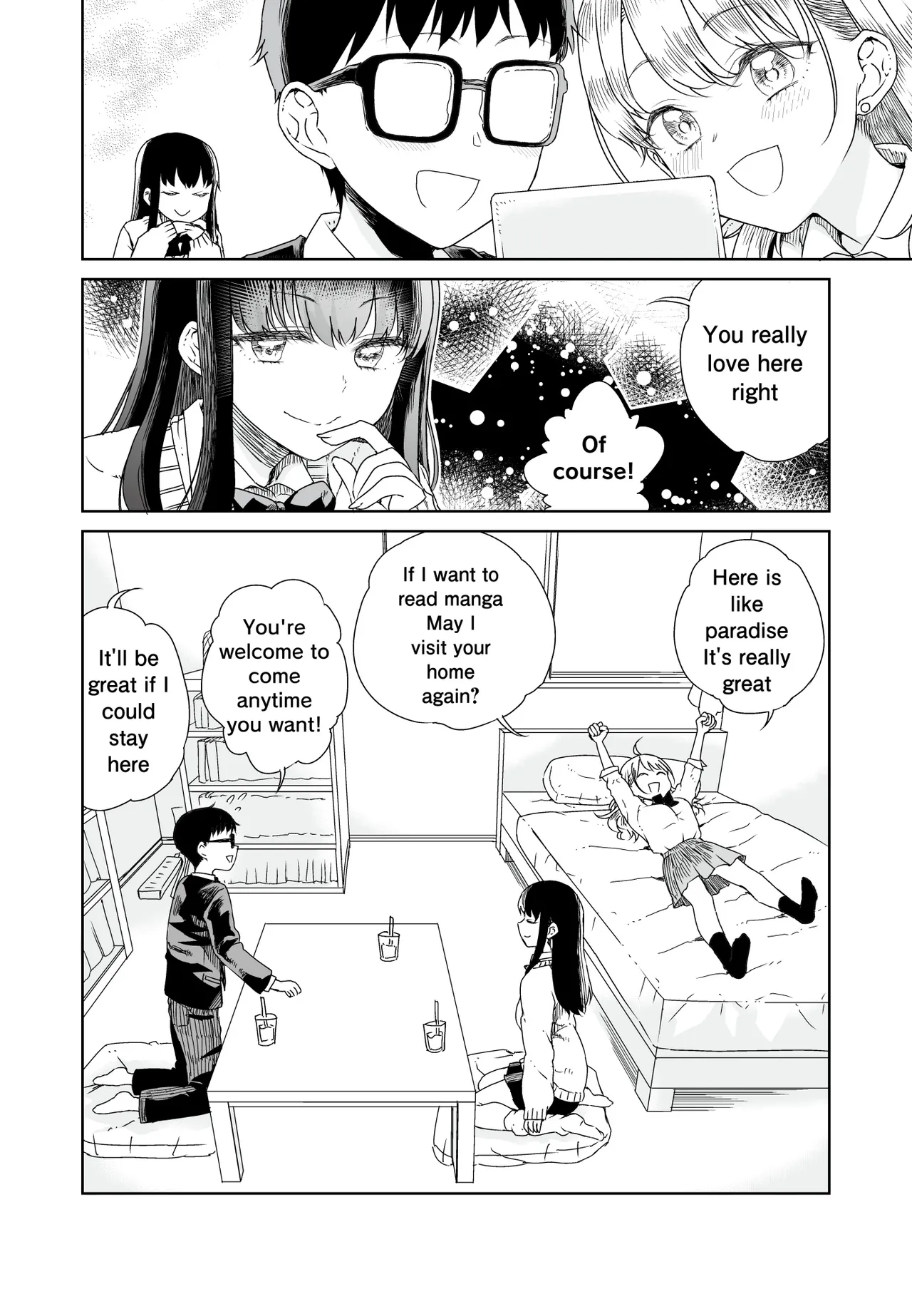 Ota Gyaru ~Otaku ni Yasashii Shiro & Guro Gyaru to LoveLove Noumitsu Fudeoroshi W Ecchi~ Chapter 1 - page 5