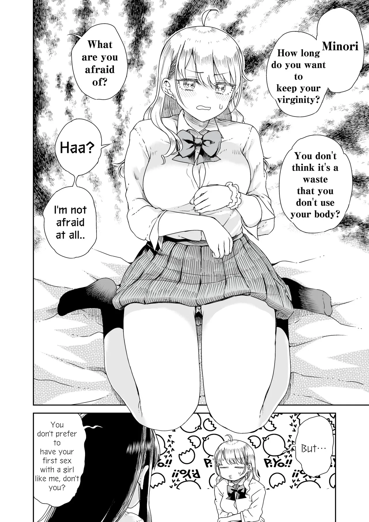 Ota Gyaru ~Otaku ni Yasashii Shiro & Guro Gyaru to LoveLove Noumitsu Fudeoroshi W Ecchi~ Chapter 1 - page 9