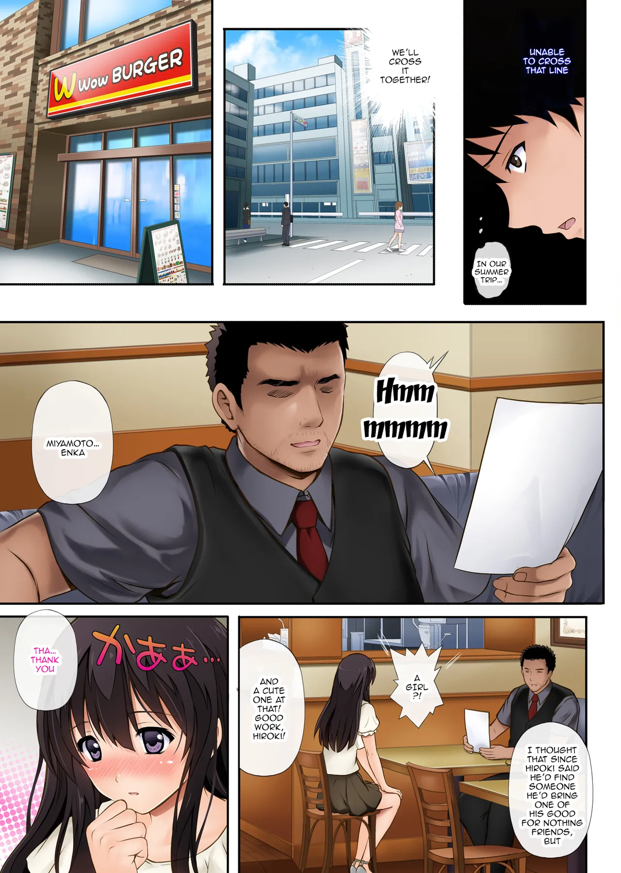 He and I and the manager are working together Chapter 1 - page 8
