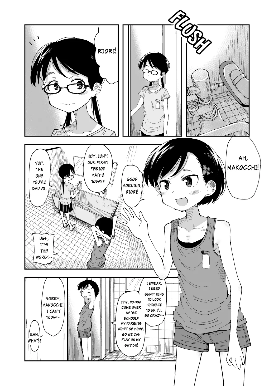 Makocchi and Riori Chapter 1 - page 1