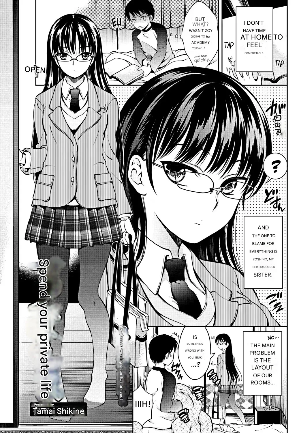 Tamai Shikine - Private Sex Chapter 1 - page 1