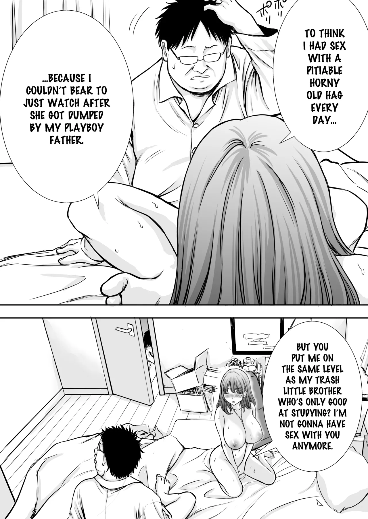 Boku no Kaa-chan ga Hikikomori Neet Debu Aniki no Seishori Onaho ni Natteita Hanashi Chapter 1 - page 58