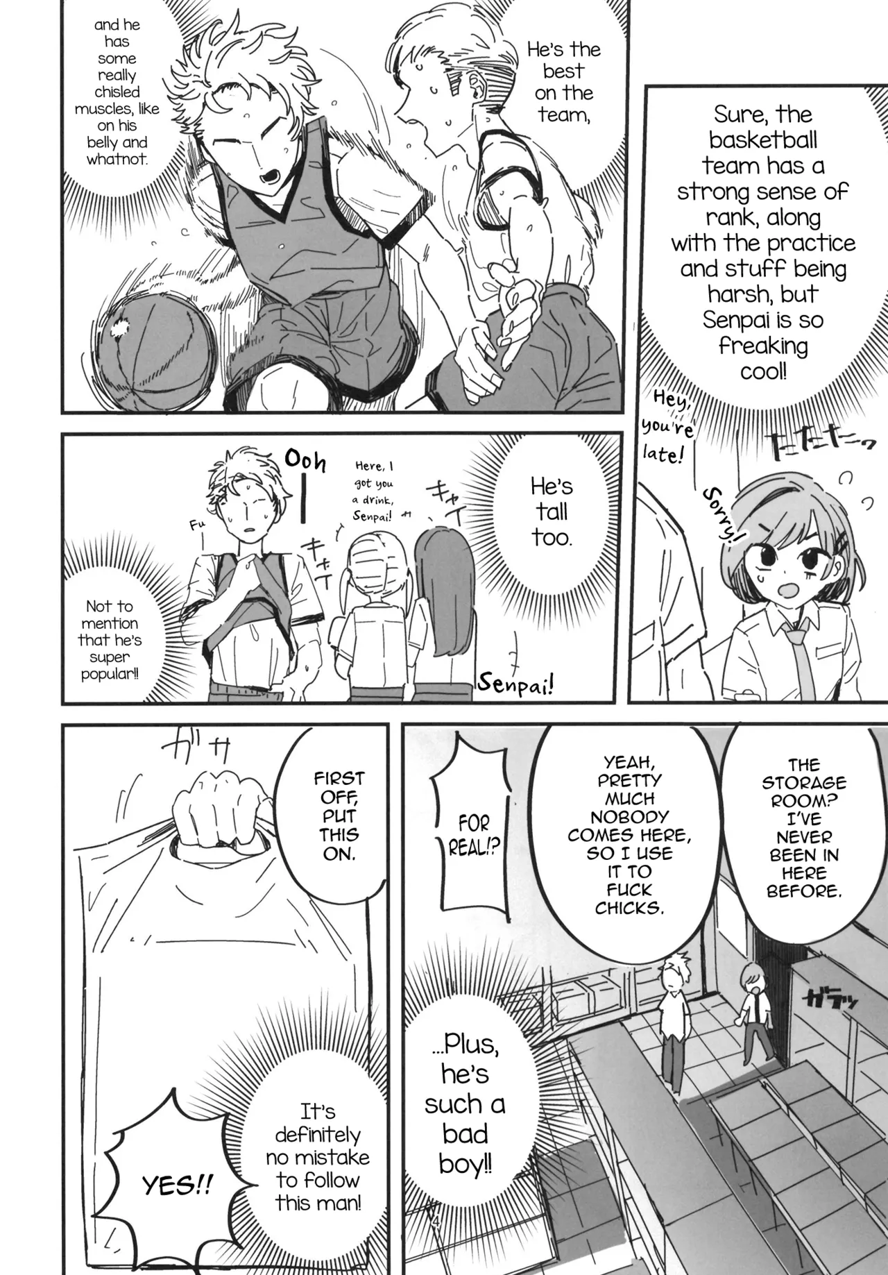 Senpai Josou Meirei Chapter 1 - page 4