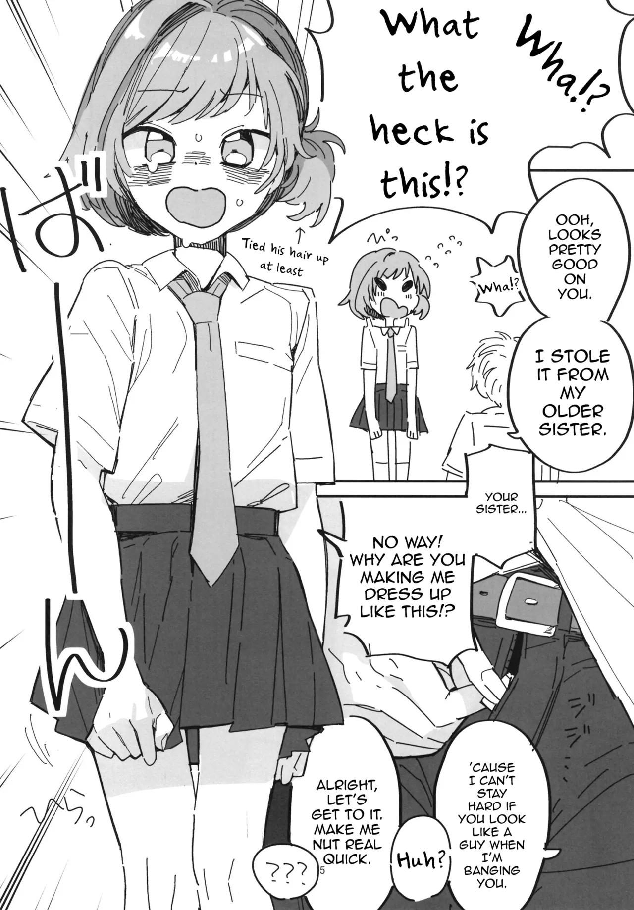 Senpai Josou Meirei Chapter 1 - page 5