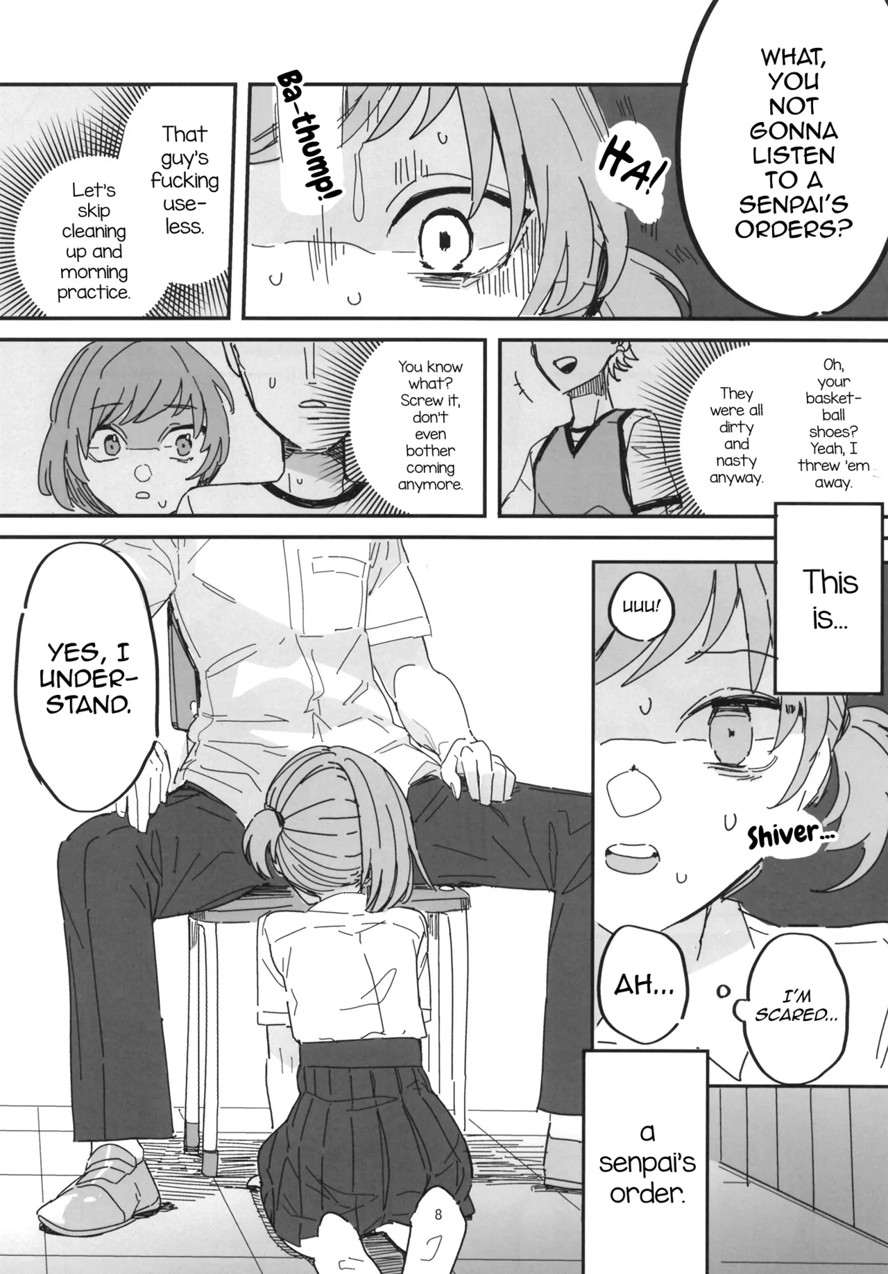 Senpai Josou Meirei Chapter 1 - page 8