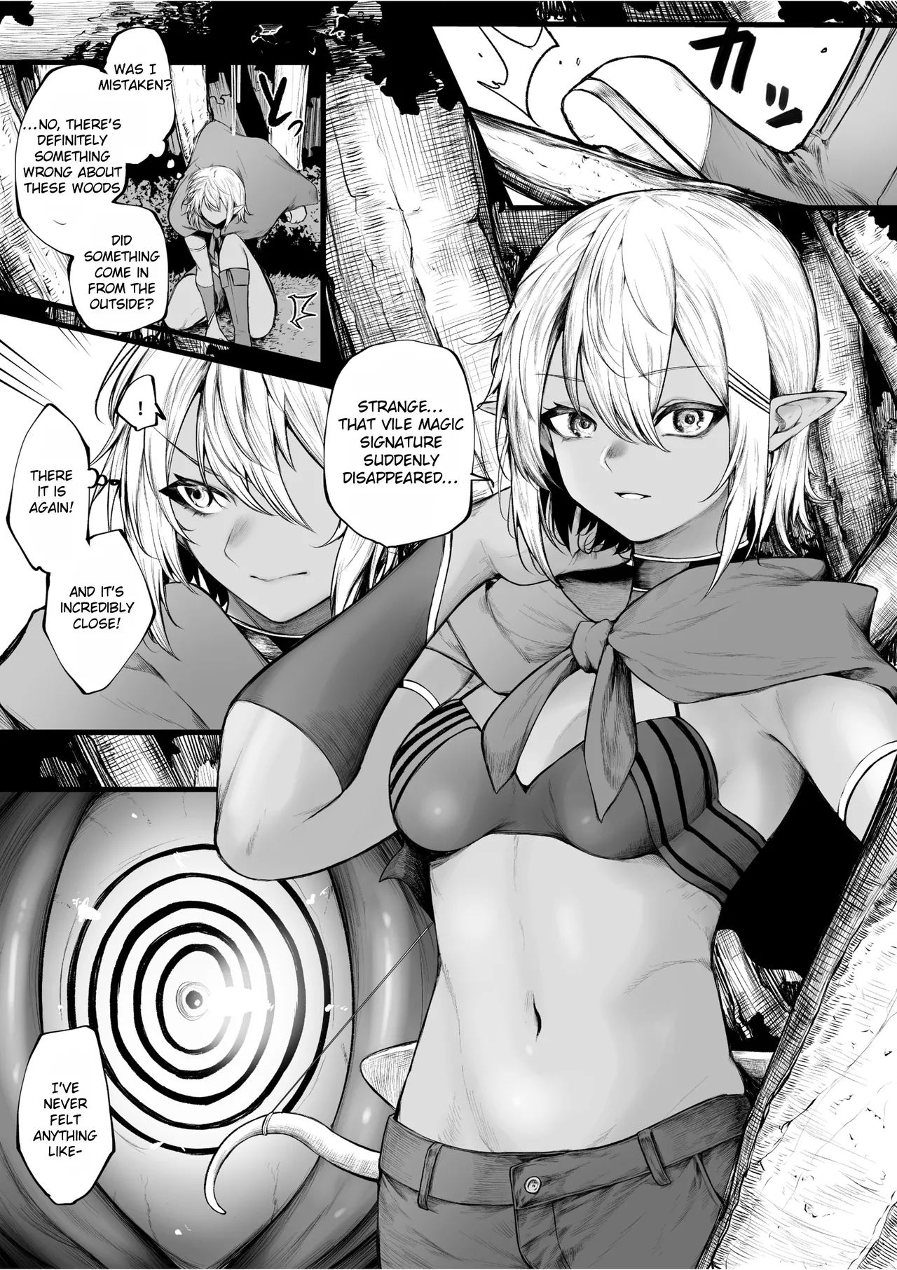 The Story of a Dark Elf Being Turned Into a Mess by Hypnosis Chapter 1 - page 1