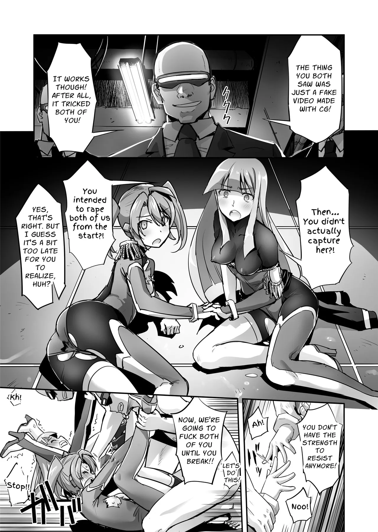 FlameFrost Duo TWIN CURELY ~Yuri Heroines Defeated By Dicks~ 1+2 Chapter 1 - page 48