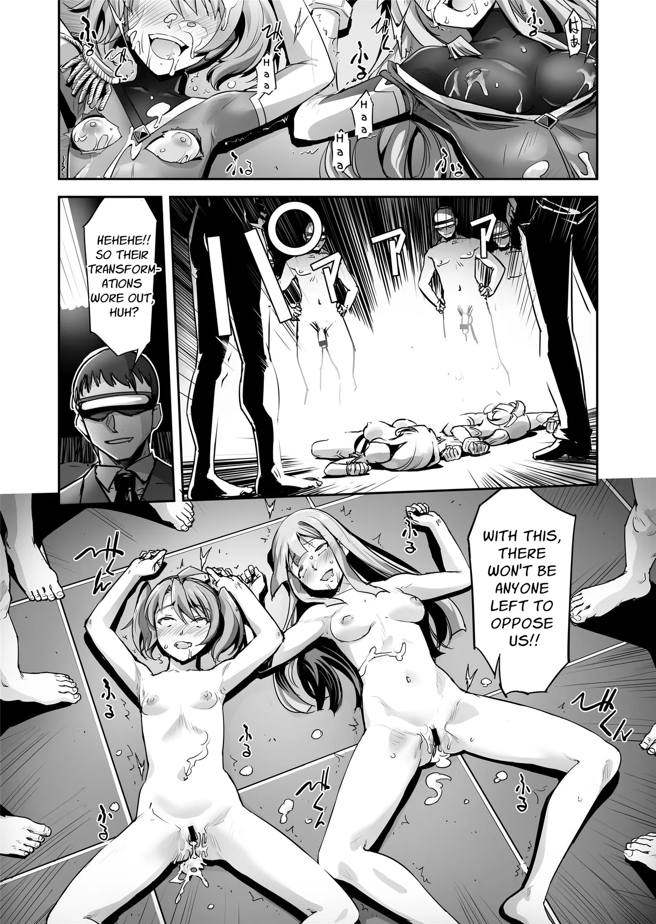 FlameFrost Duo TWIN CURELY ~Yuri Heroines Defeated By Dicks~ 1+2 Chapter 1 - page 56