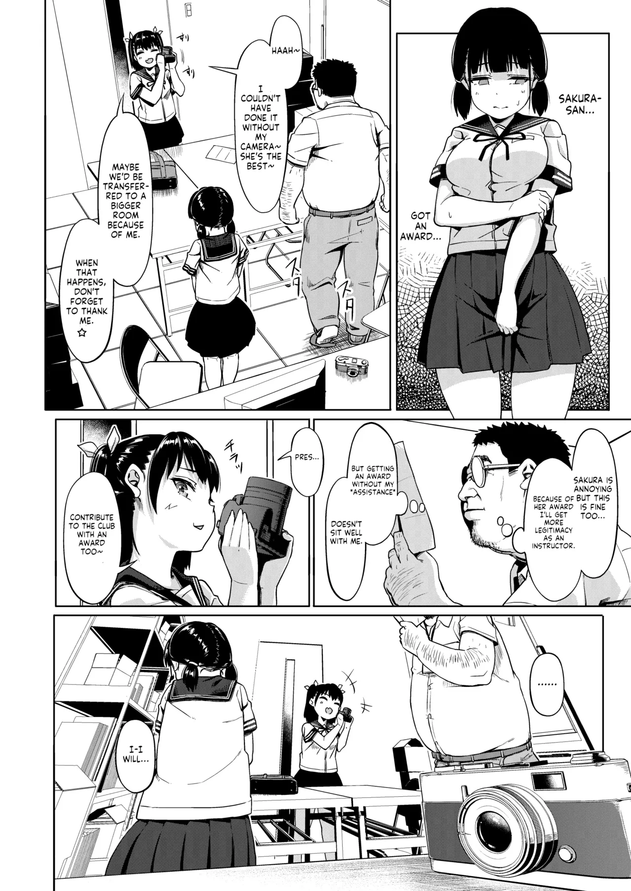 Joshi Shashin-bu to Oji-san Shidouin Chapter 1 - page 12