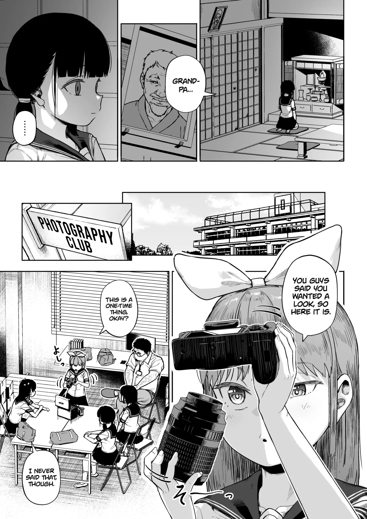 Joshi Shashin-bu to Oji-san Shidouin Chapter 1 - page 205