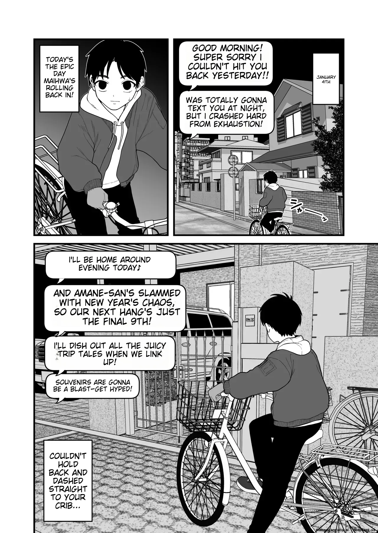 Ga-rufurendo to Goshujin sama to no Fuyuyasumi Omnibus Chapter 1 - page 96
