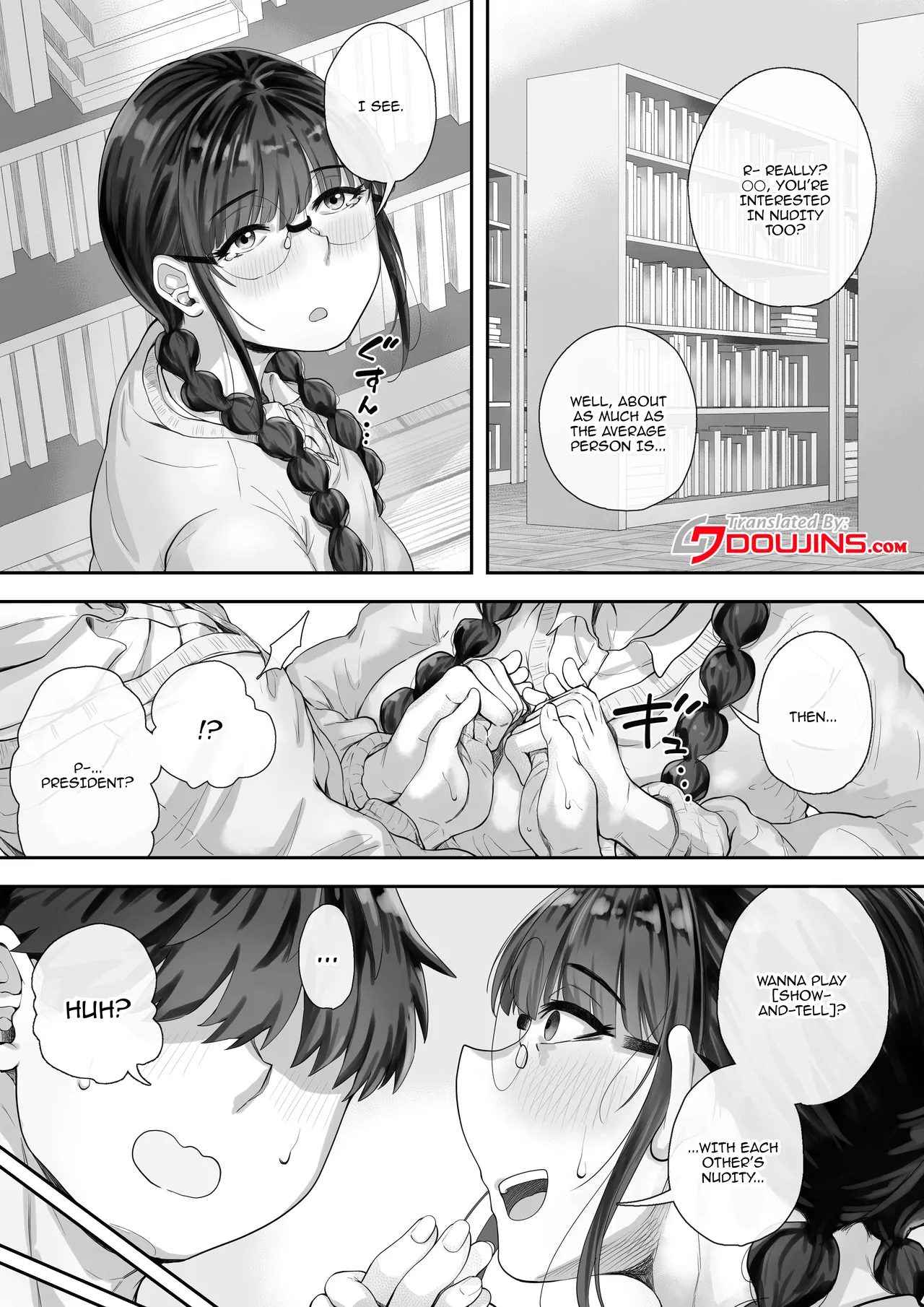Kyonyuu no Tosho Iinchou wa Ecchi na Koto ni Kyoumi Shinshin Chapter 1 - page 5