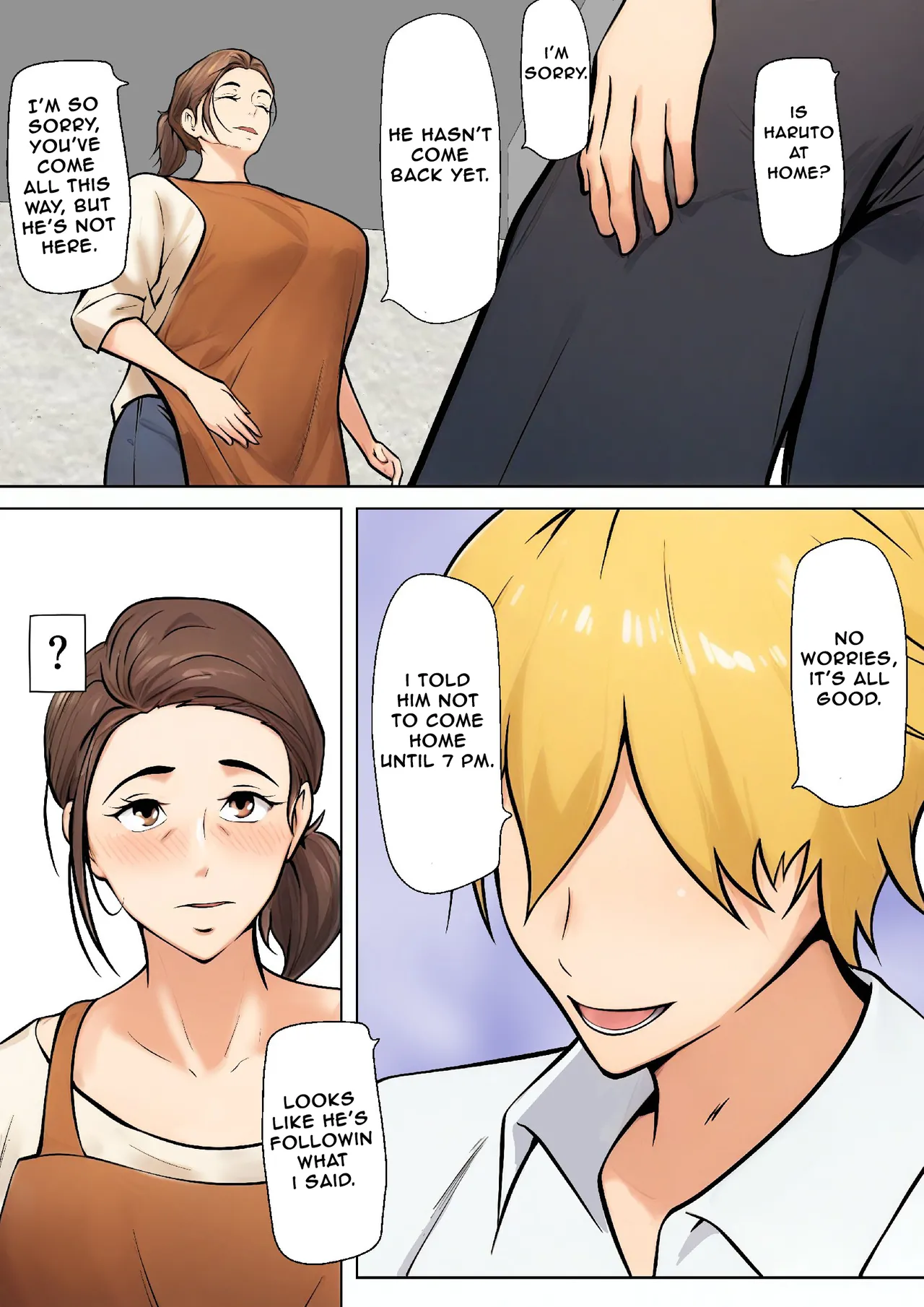 PSEUDO ROMANCE WITH MY SON FRIEND Chapter 1 - page 4