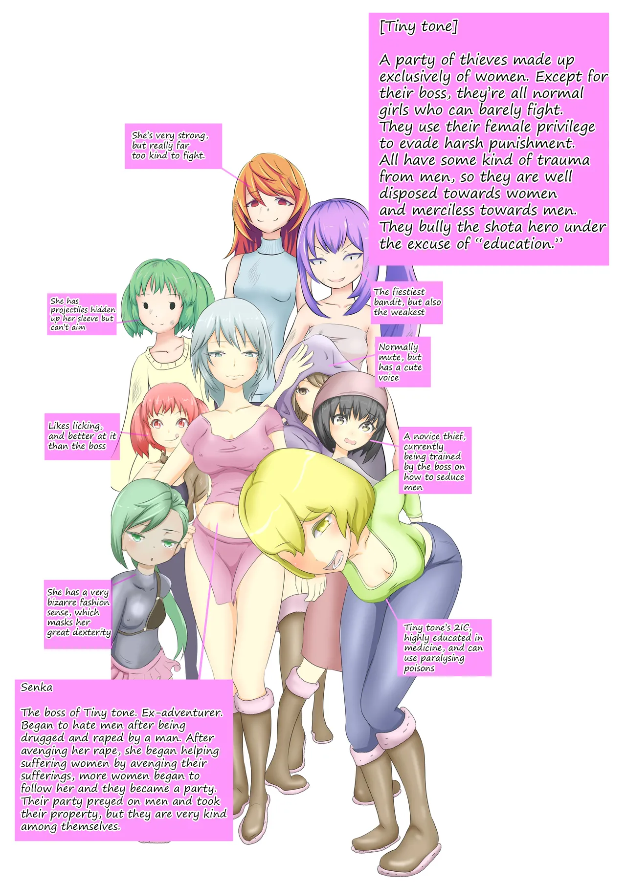 A story about a hero being defeated by a female thief Chapter 1 - page 3