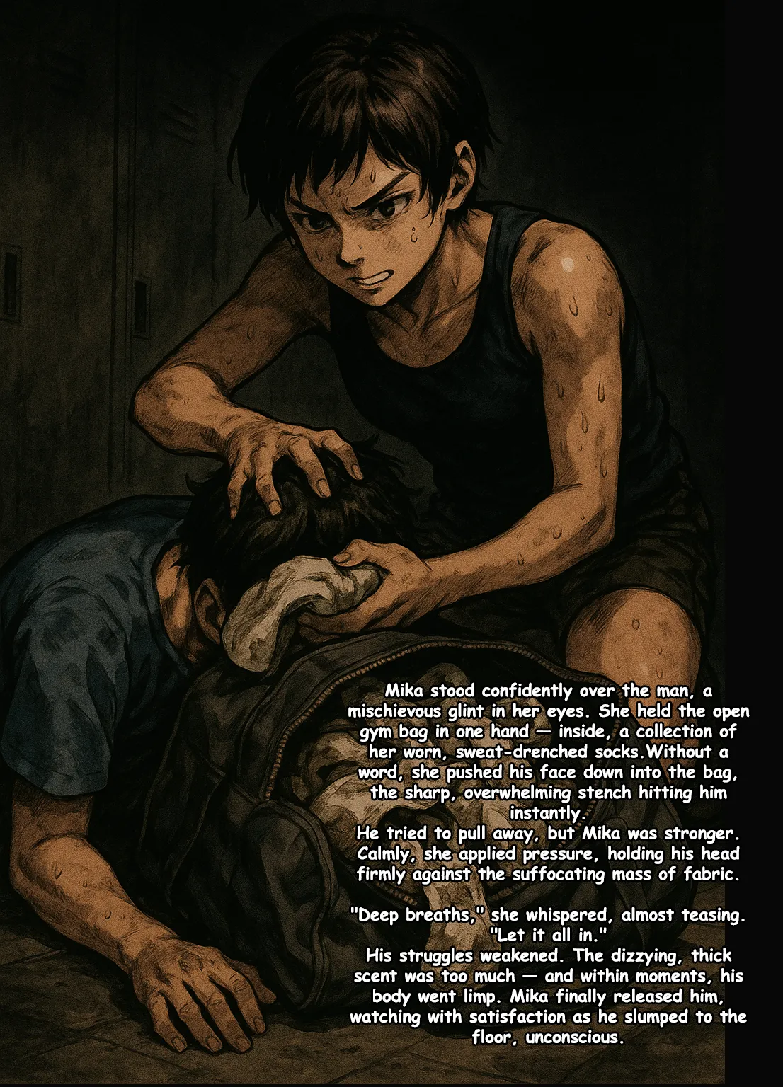 Dawofwar Caption smell fetish Chapter 1 - page 8