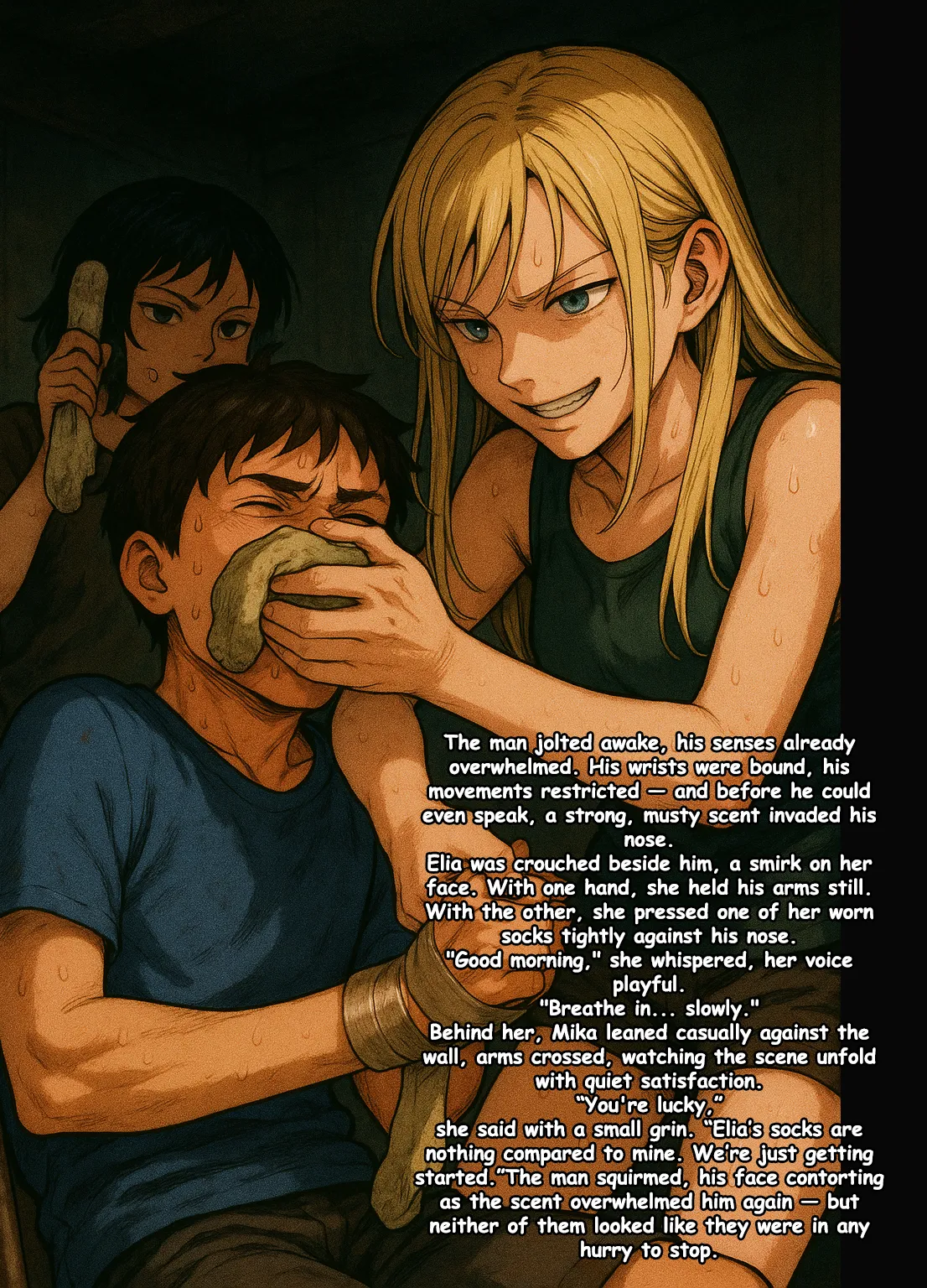 Dawofwar Caption smell fetish Chapter 1 - page 9