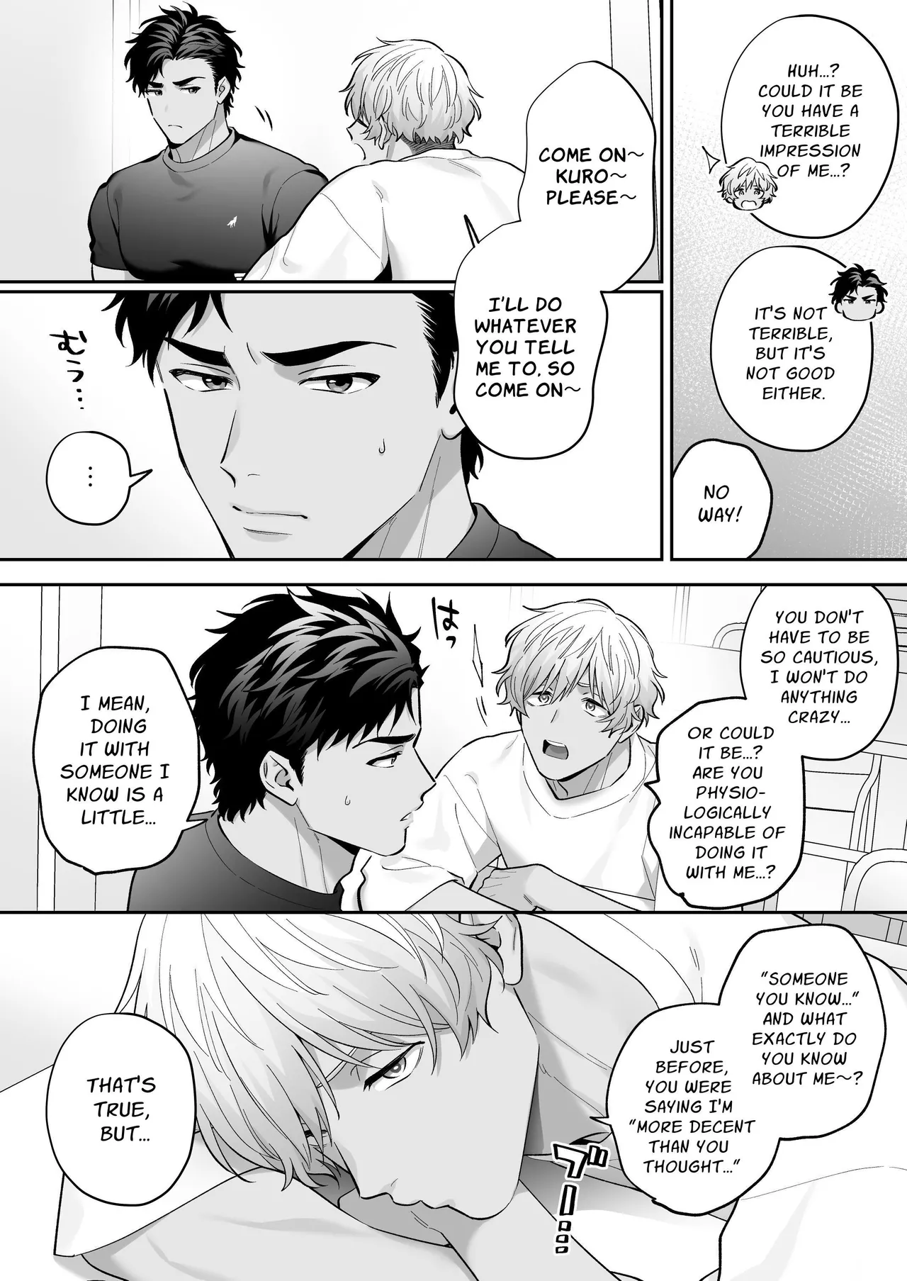Shiro-Kuro Sex: ~Two Bottoms Tried Clothed Sex~ Chapter 1 - page 11