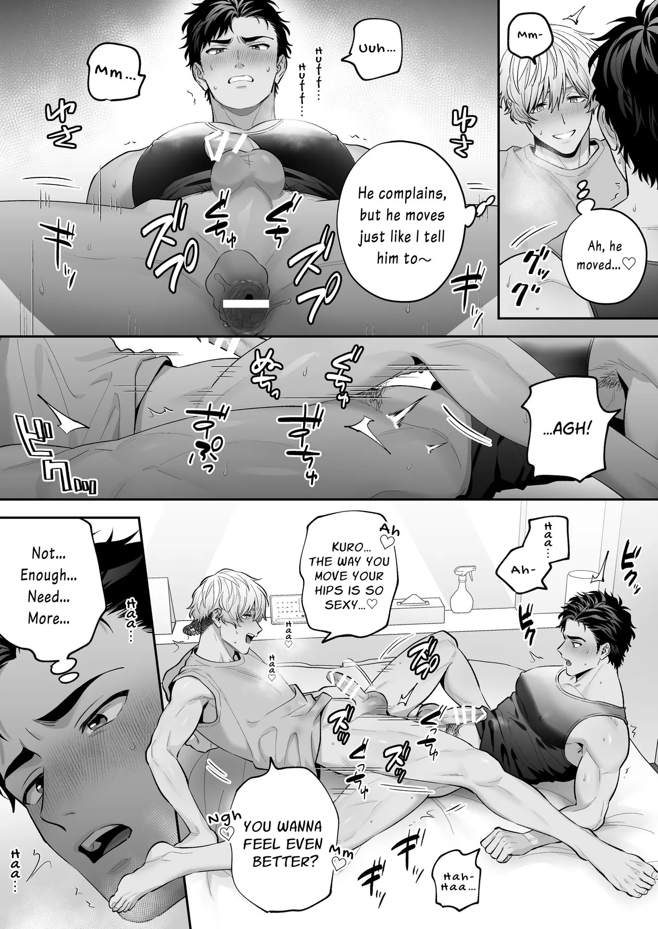 Shiro-Kuro Sex: ~Two Bottoms Tried Clothed Sex~ Chapter 1 - page 78