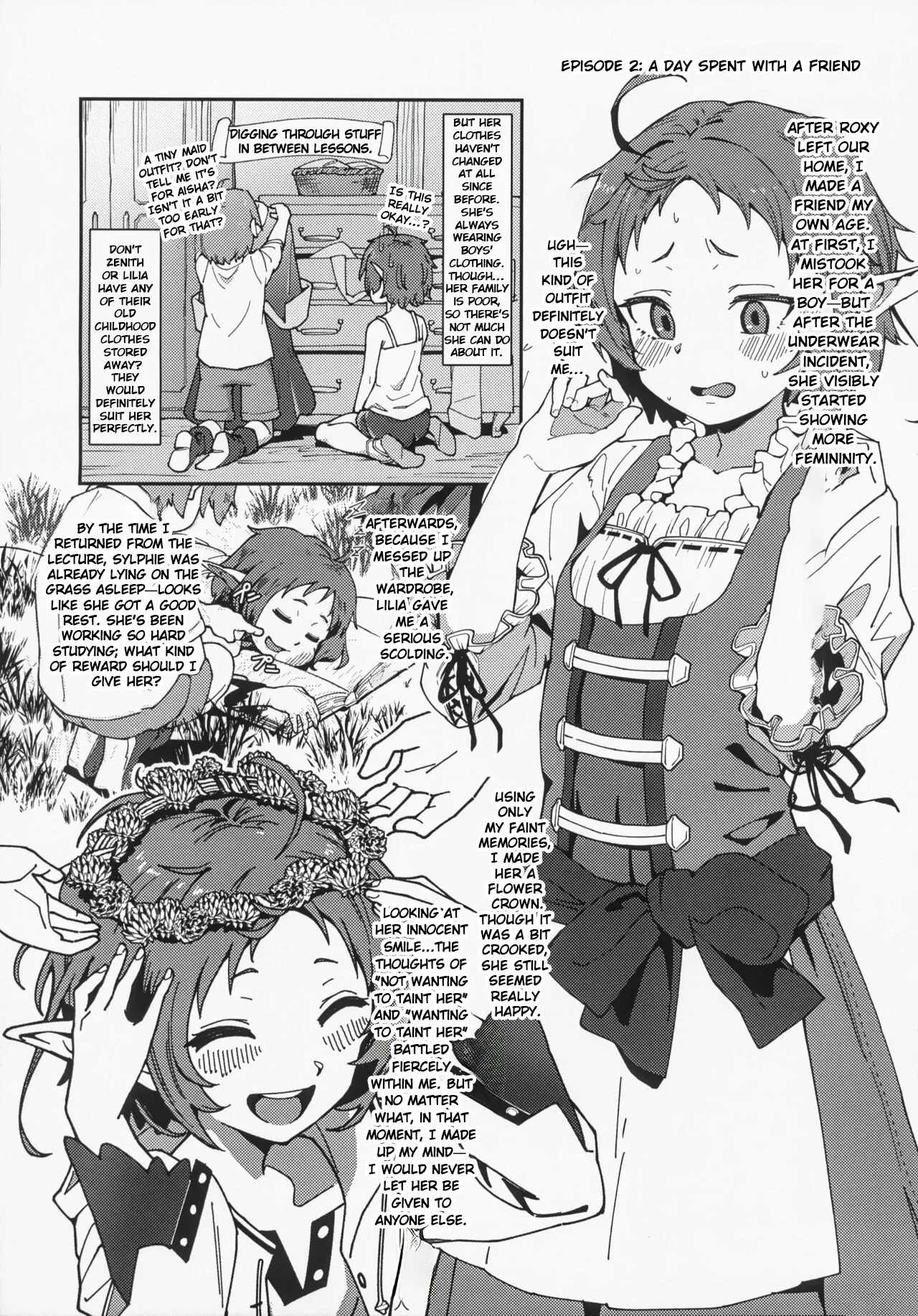 Heroine Minna to Soku H Shichau Hon Mushoku Tensei Hen- Chapter 1 - page 8