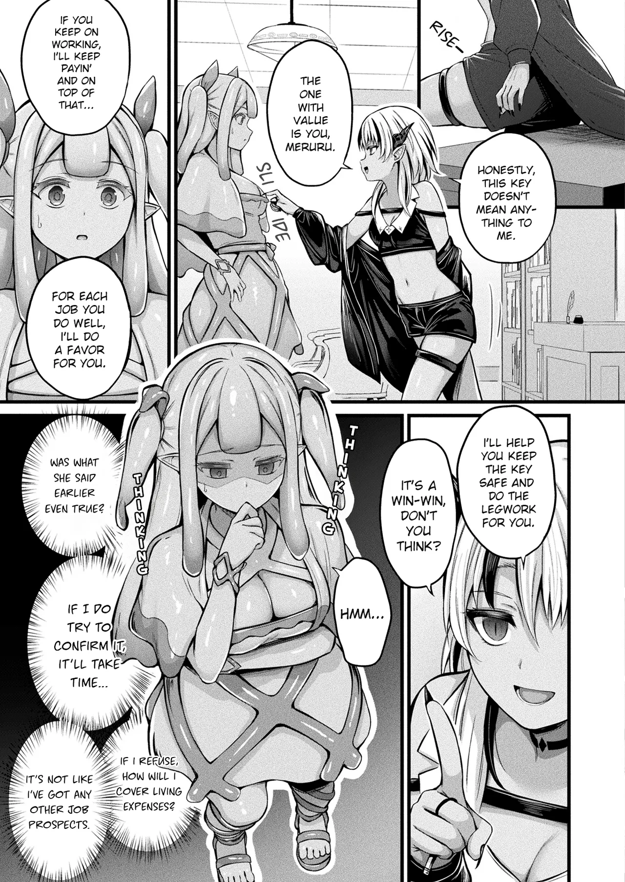 Slime Girl Meruru's Sexy Job - Episode 1 Chapter 2 - page 3