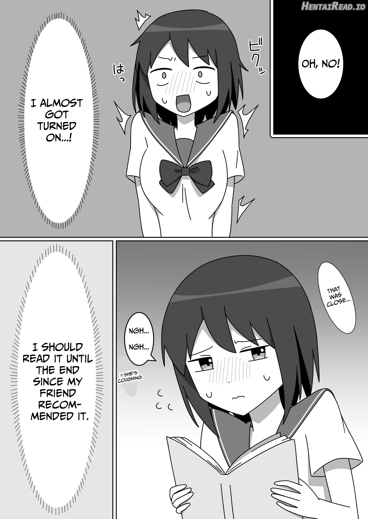 Straight-laced Girl's Internet Cafe Exhibitionism Chapter 1 - page 7