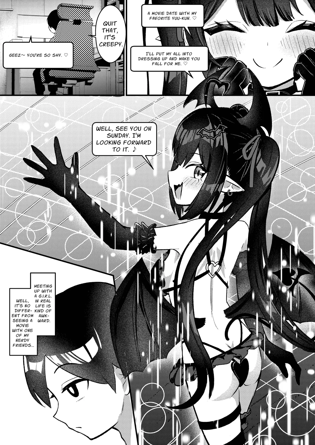 Hinekure Doutei ga Off-kai Ittara Succubus ni Ochinchin Propose Shichatta Hanashi Chapter 1 - page 8