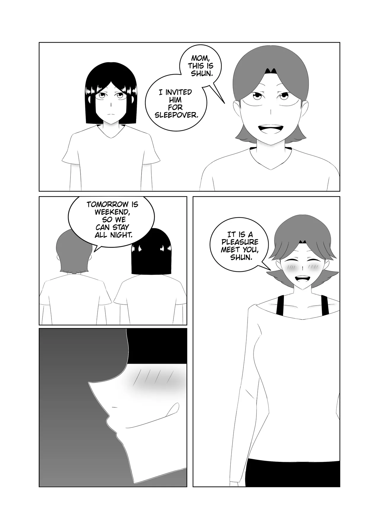 Sleepover   Hentai Chapter 1 - page 1